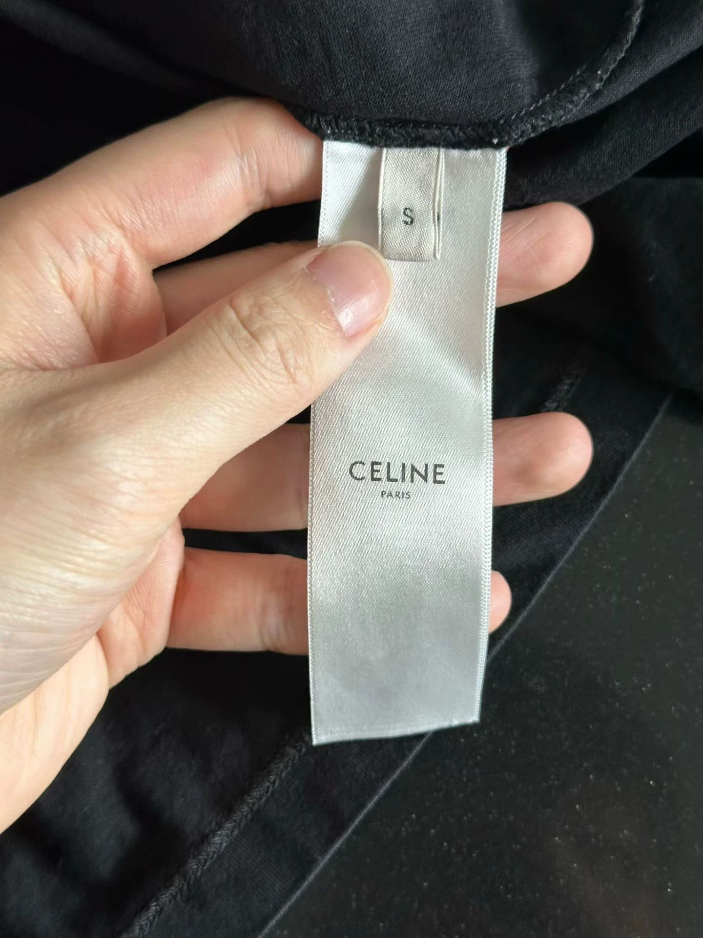 Celine Celine Triomphe Embroidered Logo S/S Tee S New Size US S / EU 44-46 / 1 - 4 Thumbnail