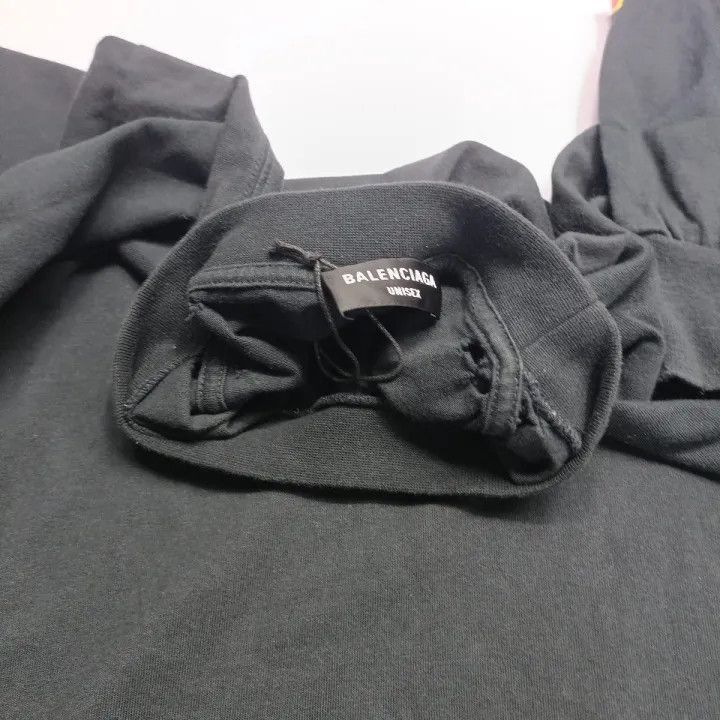 Balenciaga Balenciaga Balenciaga Black Metallica Crewneck Sweatshirt Size US L / EU 52-54 / 3 - 5 Thumbnail