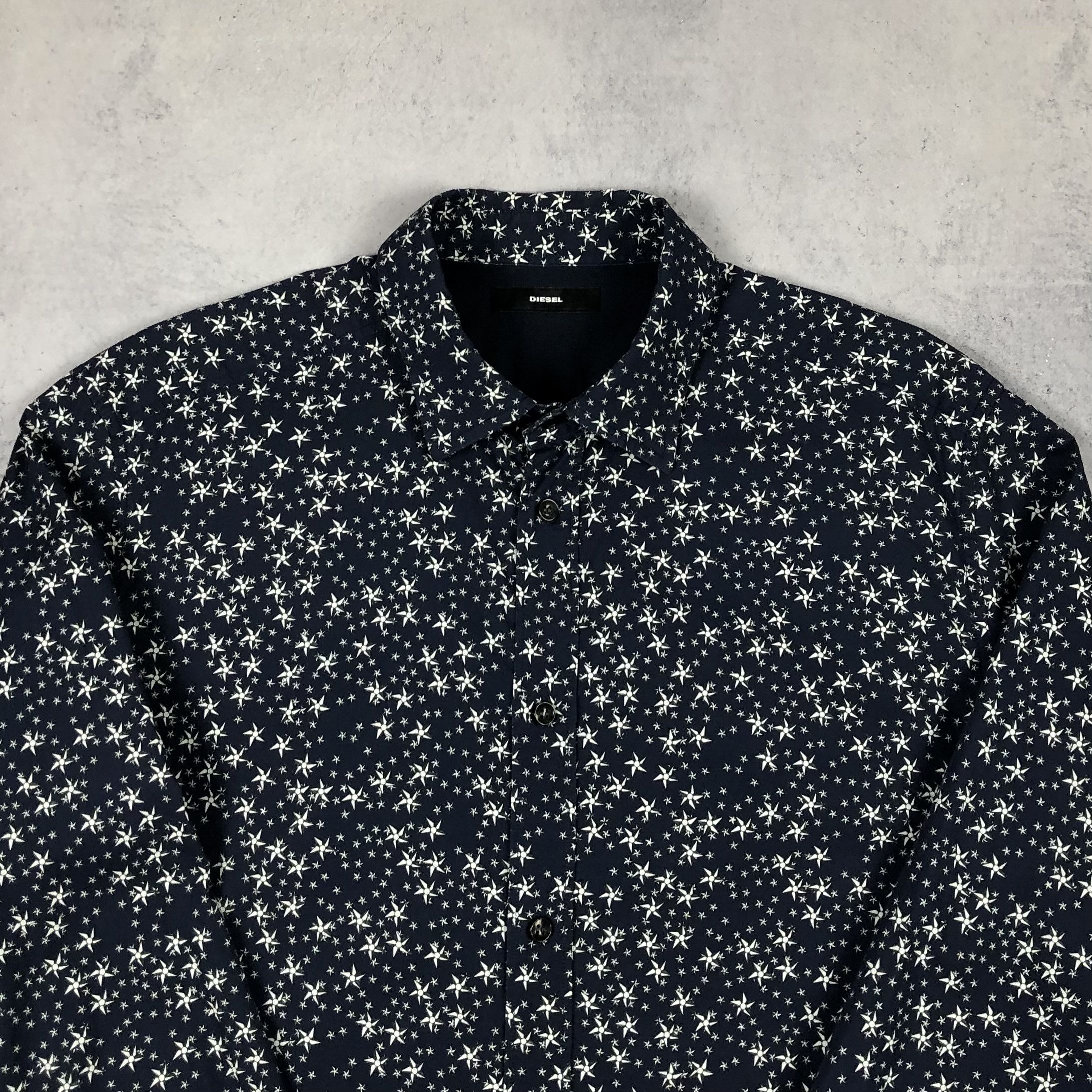 Diesel Diesel Pinwheel Star Pattern Button-up Shirt Size US XL / EU 56 / 4 - 6 Thumbnail