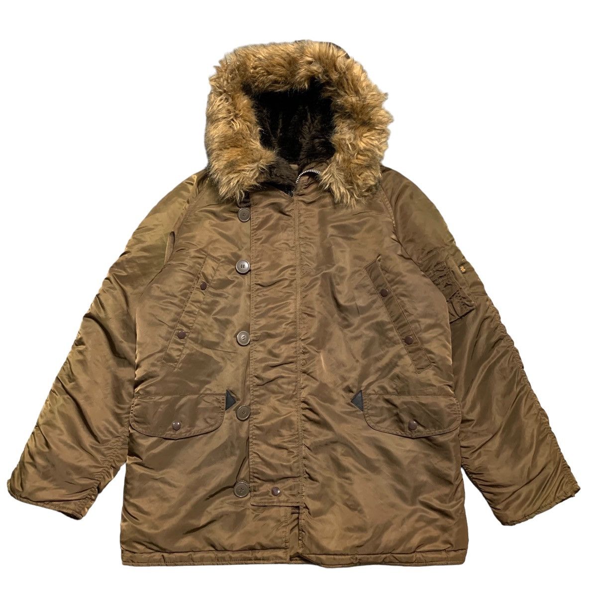Alpha Industries Alpha Industries Hooded Nylon Jacket Size US M / EU 48-50 / 2 - 1 Thumbnail