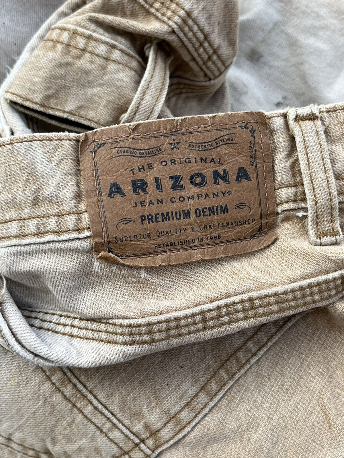 If Six Was Nine Distressed denim flare lag Grunge Style Size US 34 / EU 50 - 9 Thumbnail