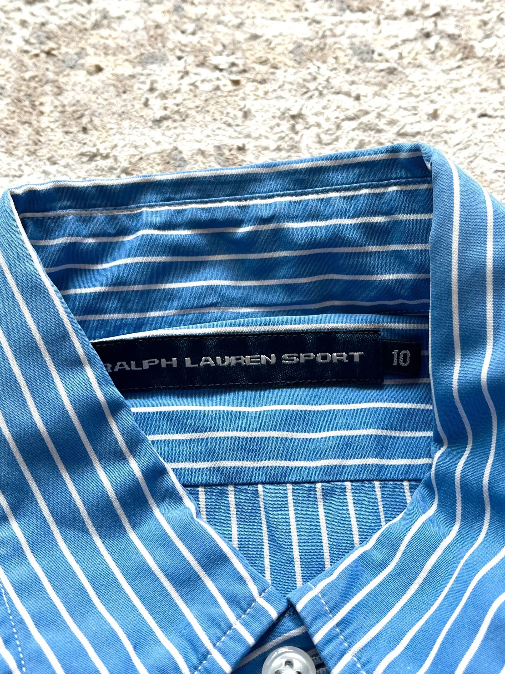 Polo Ralph Lauren Ralph Lauren Sport Small Pony Stripped Shirt Sz 10 / M Size M / US 6-8 / IT 42-44 - 5 Thumbnail
