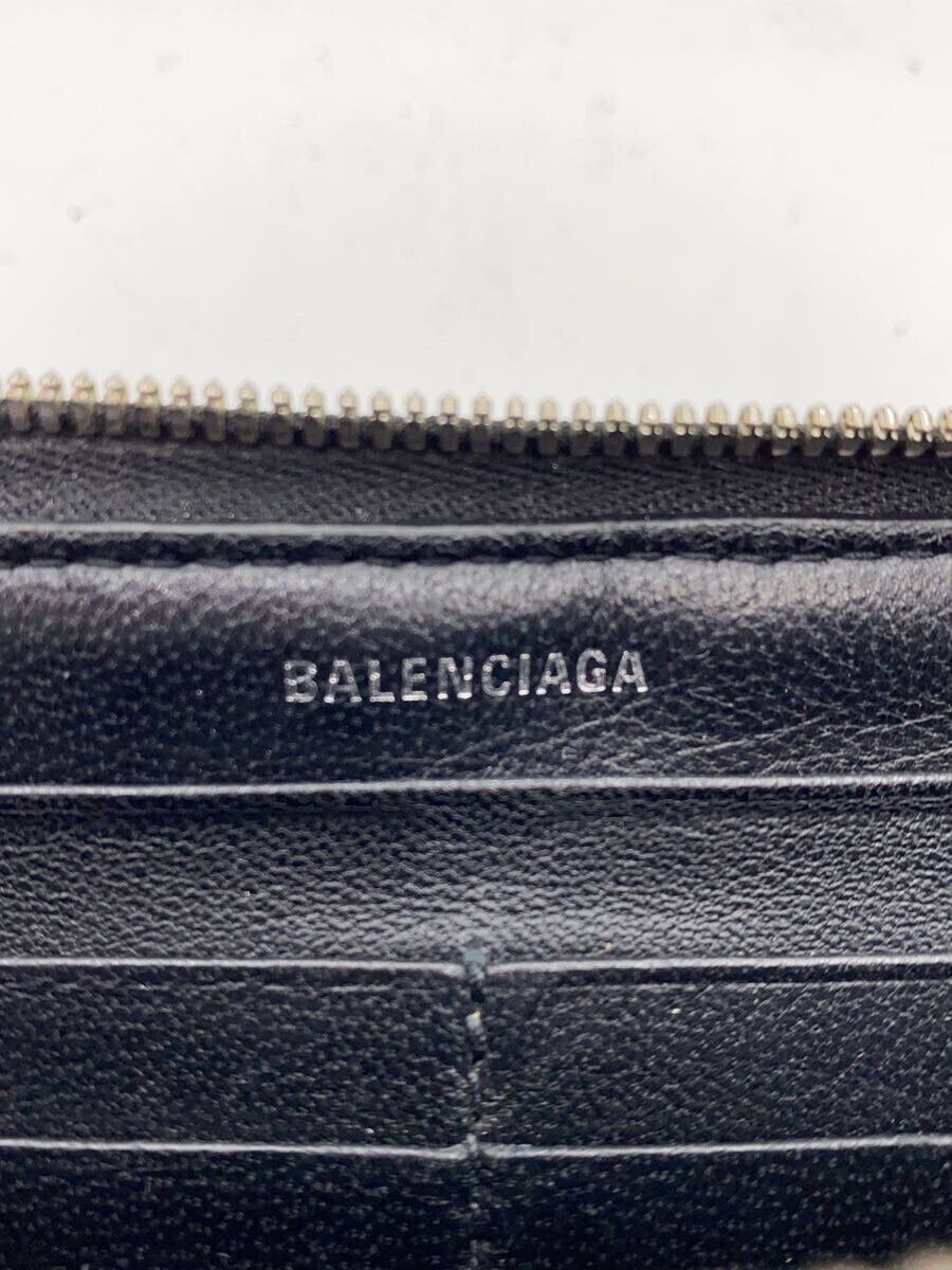 Balenciaga Balenciaga Leather Long Wallet Black Size ONE SIZE - 3 Thumbnail