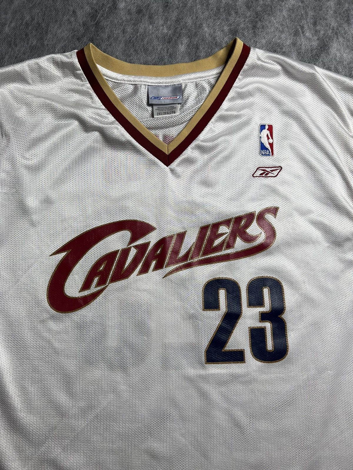 Reebok Vintage LeBron James #23 Cleveland Cavaliers Reebok Jersey Size US XXL / EU 58 / 5 - 3 Thumbnail