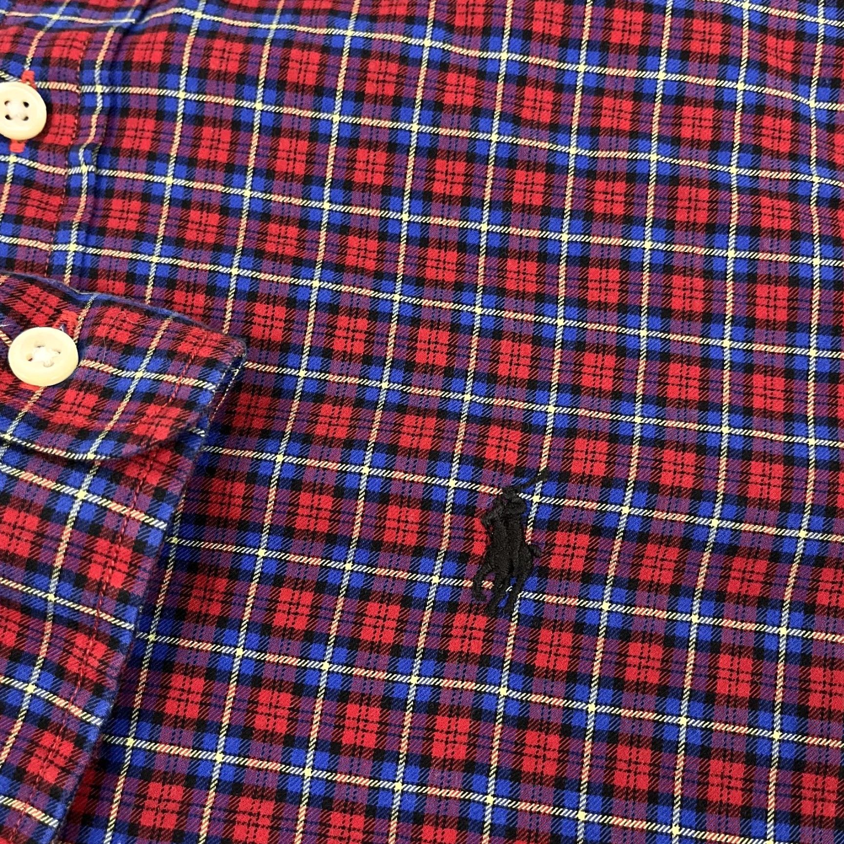 Polo Ralph Lauren Polo Ralph Lauren Shirt Mens Large Holiday Plaid Button-Down Button-Up Casual Work Slim Knit? Size US L / EU 52-54 / 3 - 3 Thumbnail