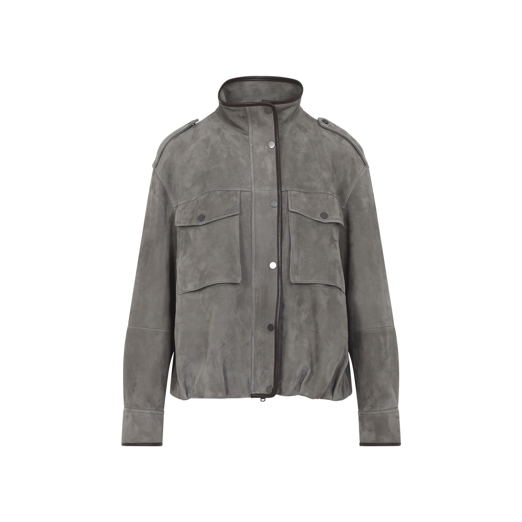 Brunello Cucinelli Brunello Cucinelli Suede Jacket Size M / US 6-8 / IT 42-44 - 1 Thumbnail