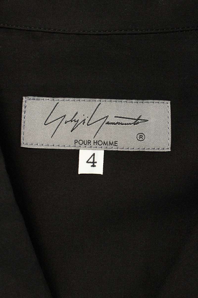 Yohji Yamamoto Yohji Yamamoto POUR HOMME // 21aw Tencel short-sleeved shirt Size US XL / EU 56 / 4 - 3 Thumbnail