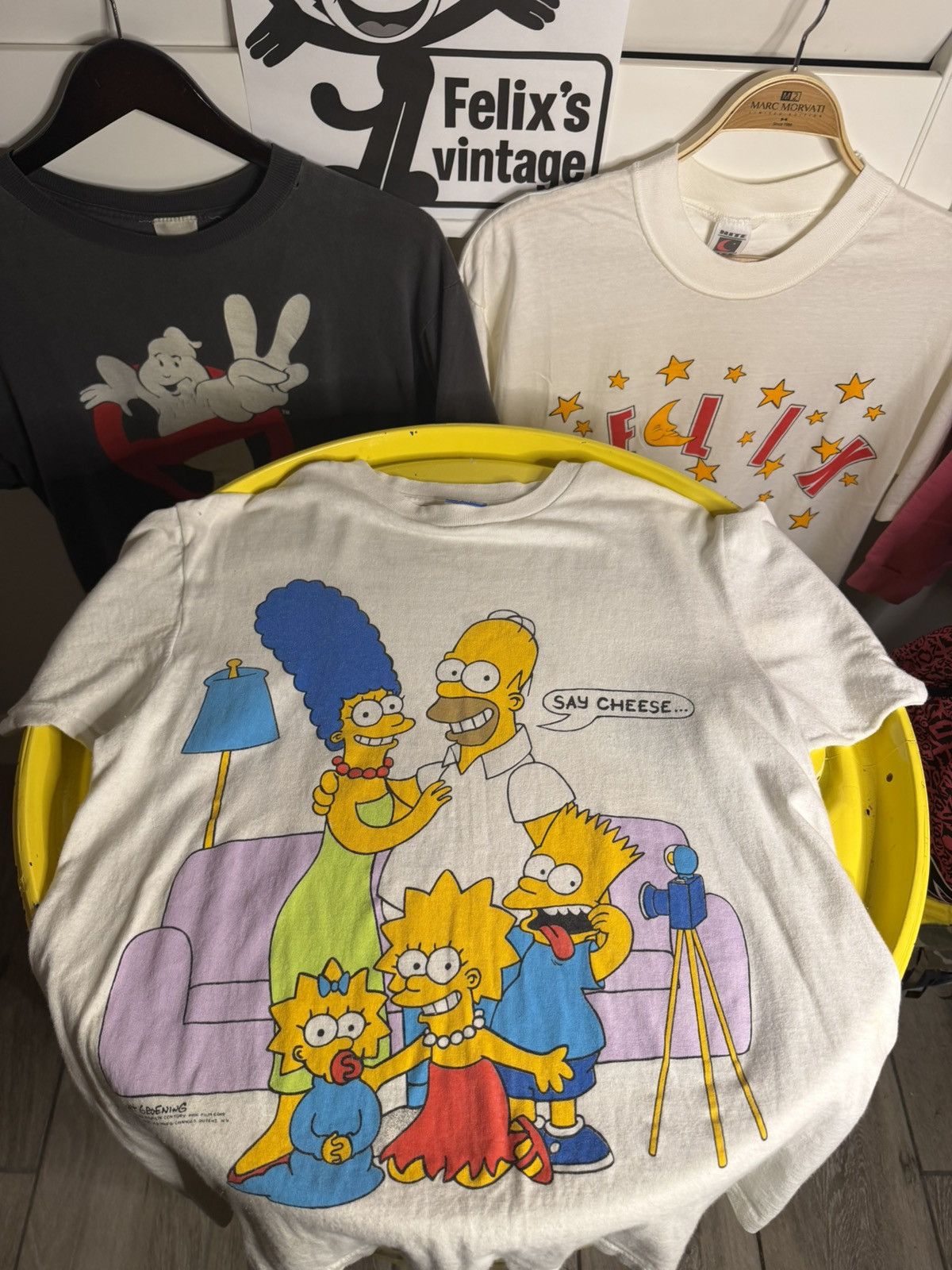 Vintage 1989 Simpsons Single Stitch t-shirt Size US M / EU 48-50 / 2 - 5 Thumbnail