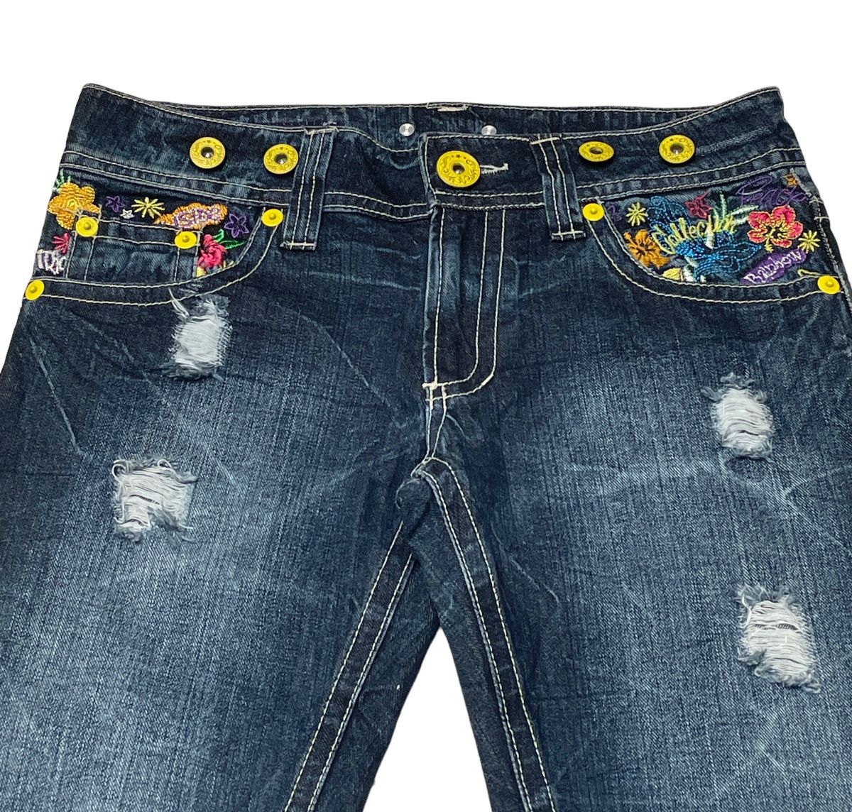 Designer × Vintage Vintage Brand Peace Authentic Jeans 2000s Size US 32 / EU 48 - 4 Thumbnail
