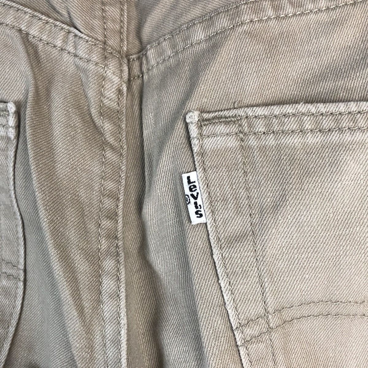 Levi's DL Levis 505 Cream Casual Pants #C197 Size US 32 / EU 48 - 18 Thumbnail