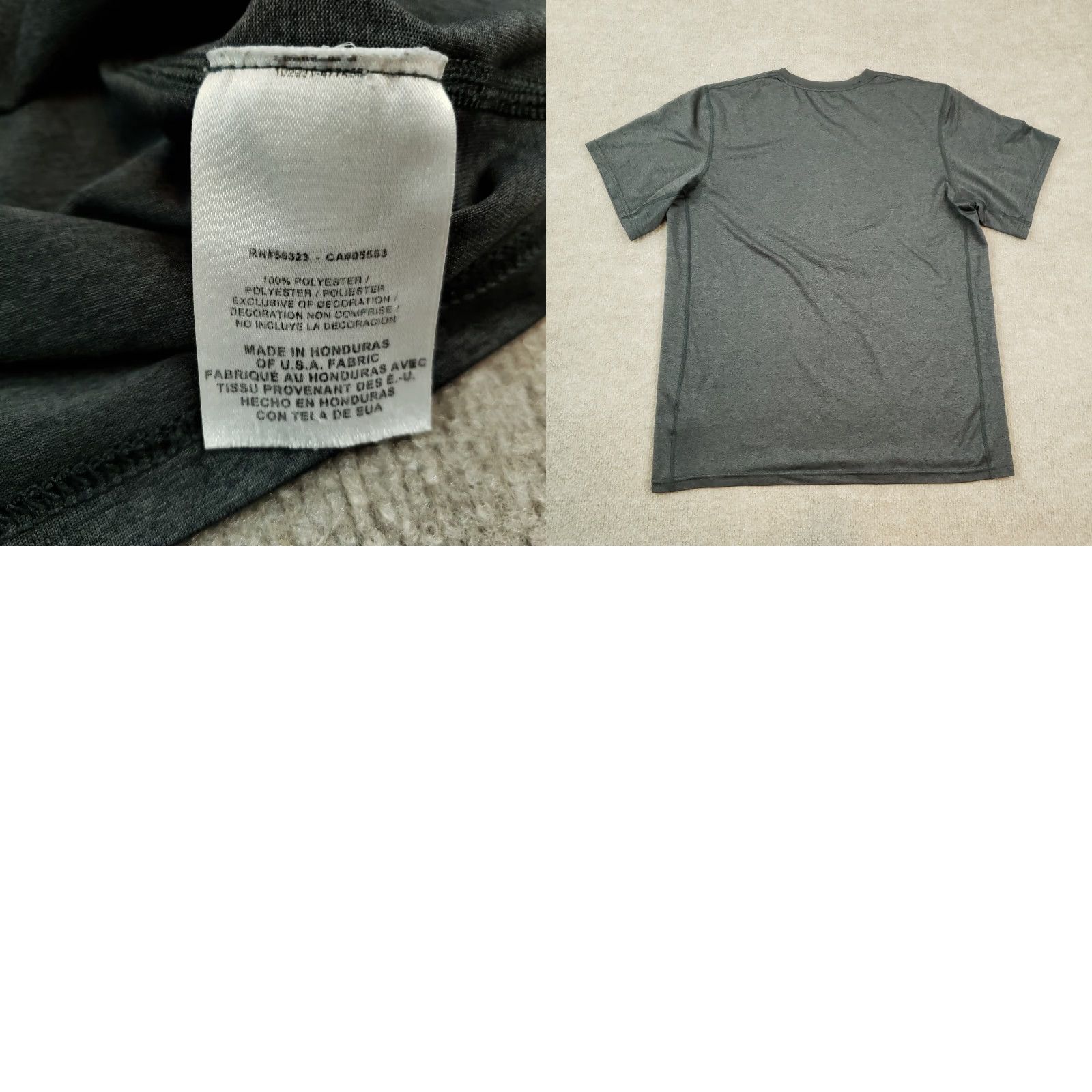 Nike Nike Dri-FIT T-Shirt Mens Large Gray Short Sleeve Crew Neck Moisture Wicking Just Do It Size US M / EU 48-50 / 2 - 8 Thumbnail