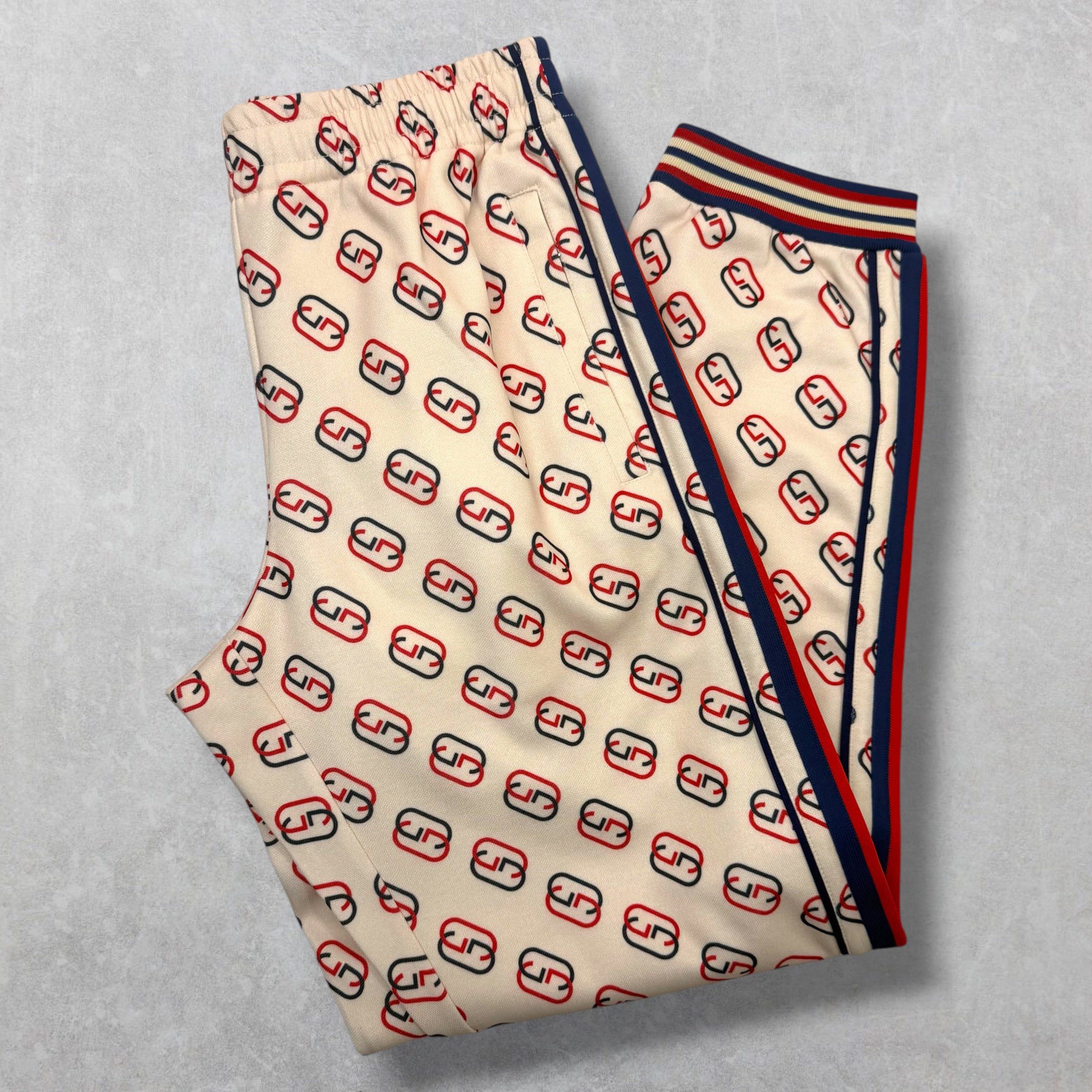 Gucci Gucci Interlocking GG Ivory Joggers XS Size US 28 / EU 44 - 1 Thumbnail