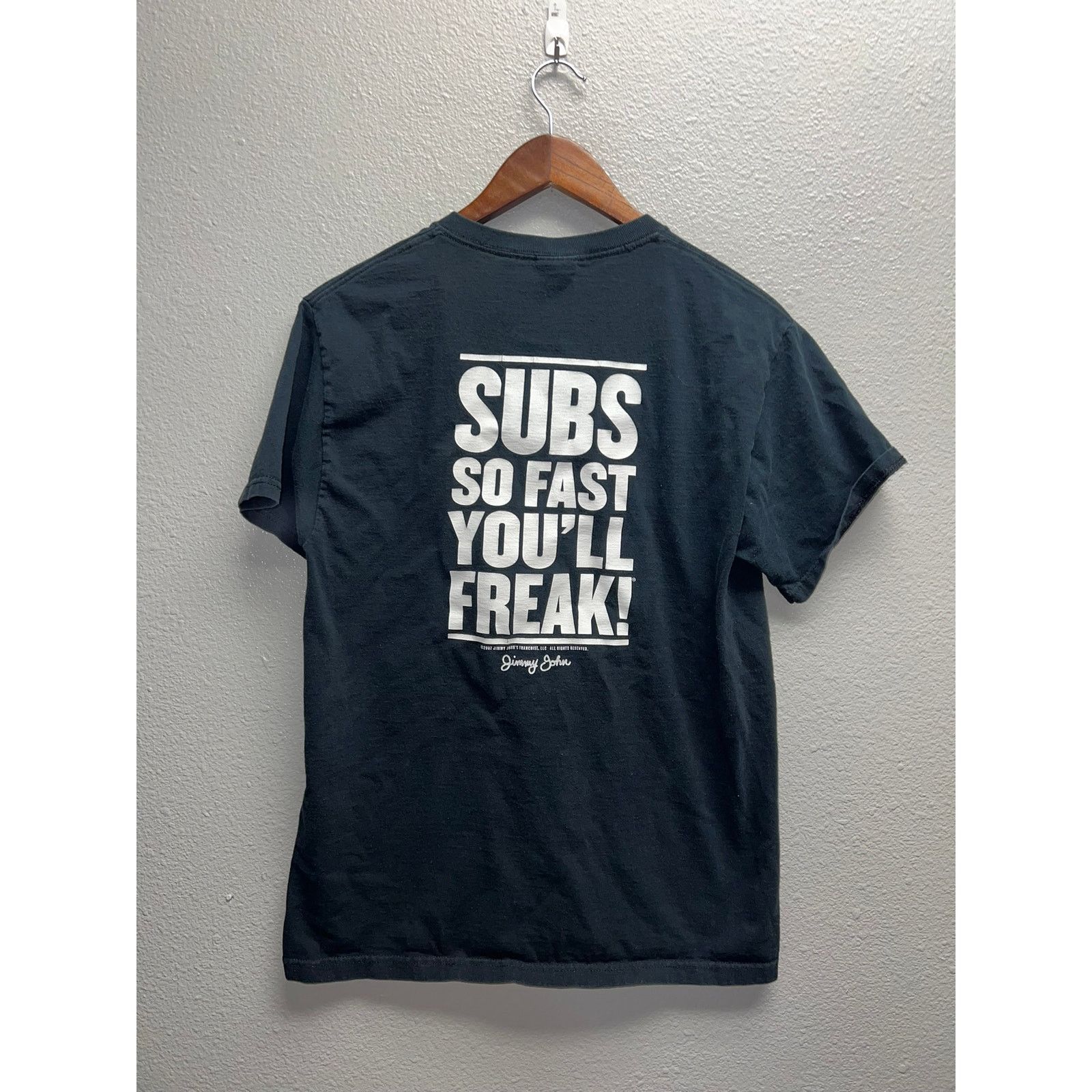 Fruit Of The Loom Vintage Jimmy Johns Shirt Gourmet Sandwich Subs White Tee M Size US M / EU 48-50 / 2 - 5 Thumbnail