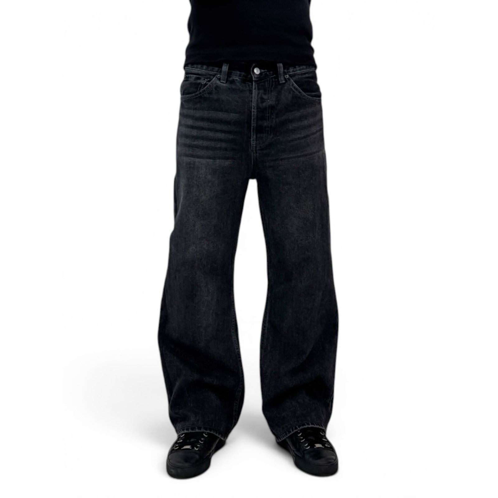 Acne Studios Acne studios 1989 baggy fit jeans GRIME BLACK | Grailed