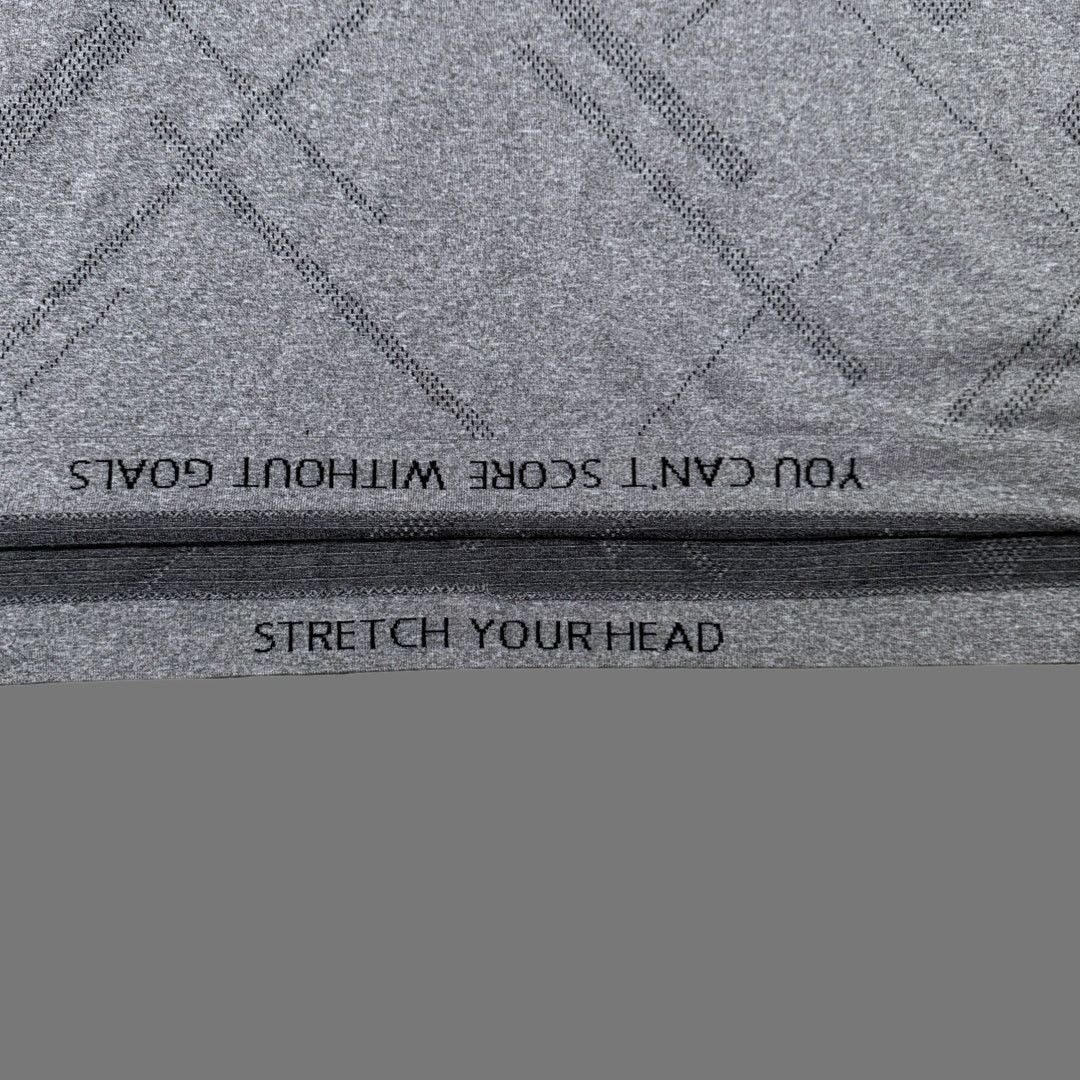 Lululemon lululemon Active Top Gray Mens Geometric Tee SS Size M EUC Size US M / EU 48-50 / 2 - 5 Thumbnail