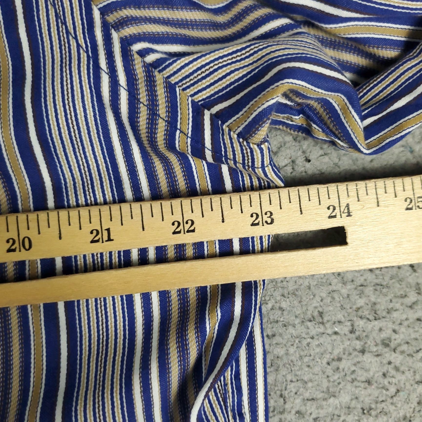 BUGATCHI Bugatchi Uomo Shirt Blue Striped Button-Up Long Sleeve Mens Medium Size US M / EU 48-50 / 2 - 6 Thumbnail