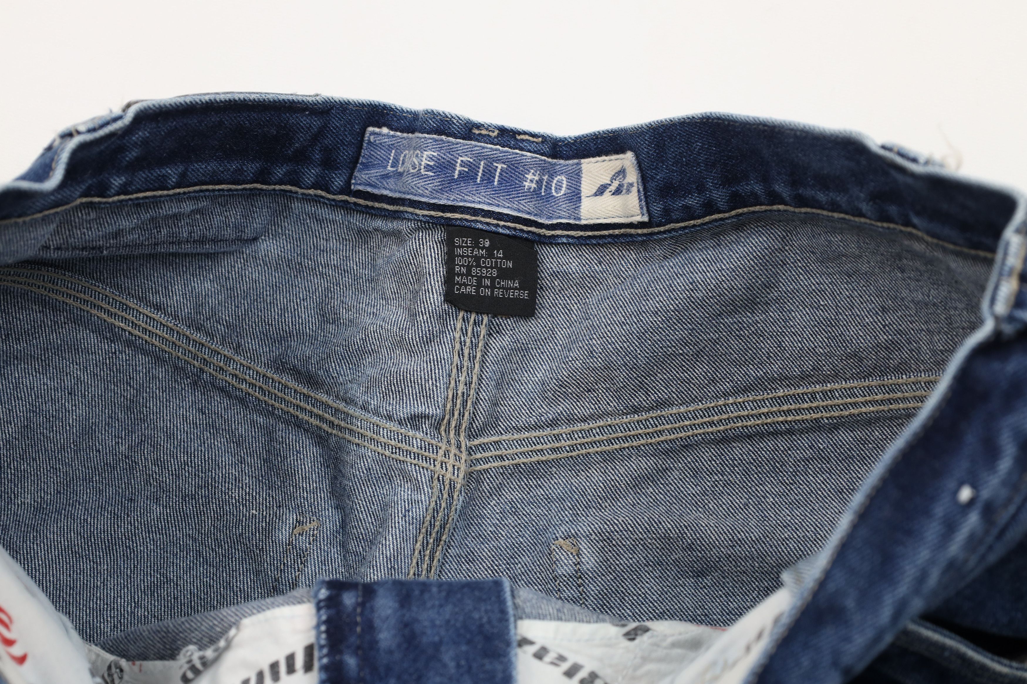 Vintage Vintage Johnny Blaze Man Wutang Loose Baggy Fit Denim Shorts Size US 38 / EU 54 - 7 Thumbnail
