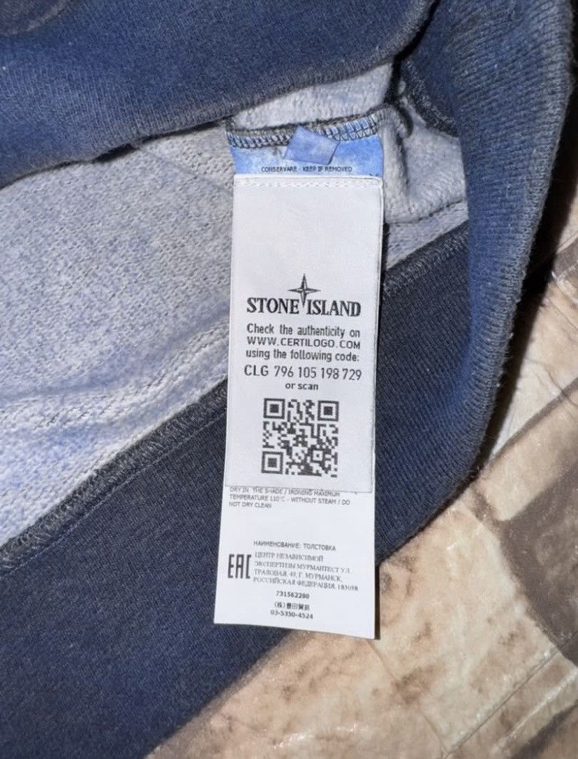 Stone Island Stone Island Sweatshirt Indigo Blue Size US XL / EU 56 / 4 - 6 Thumbnail