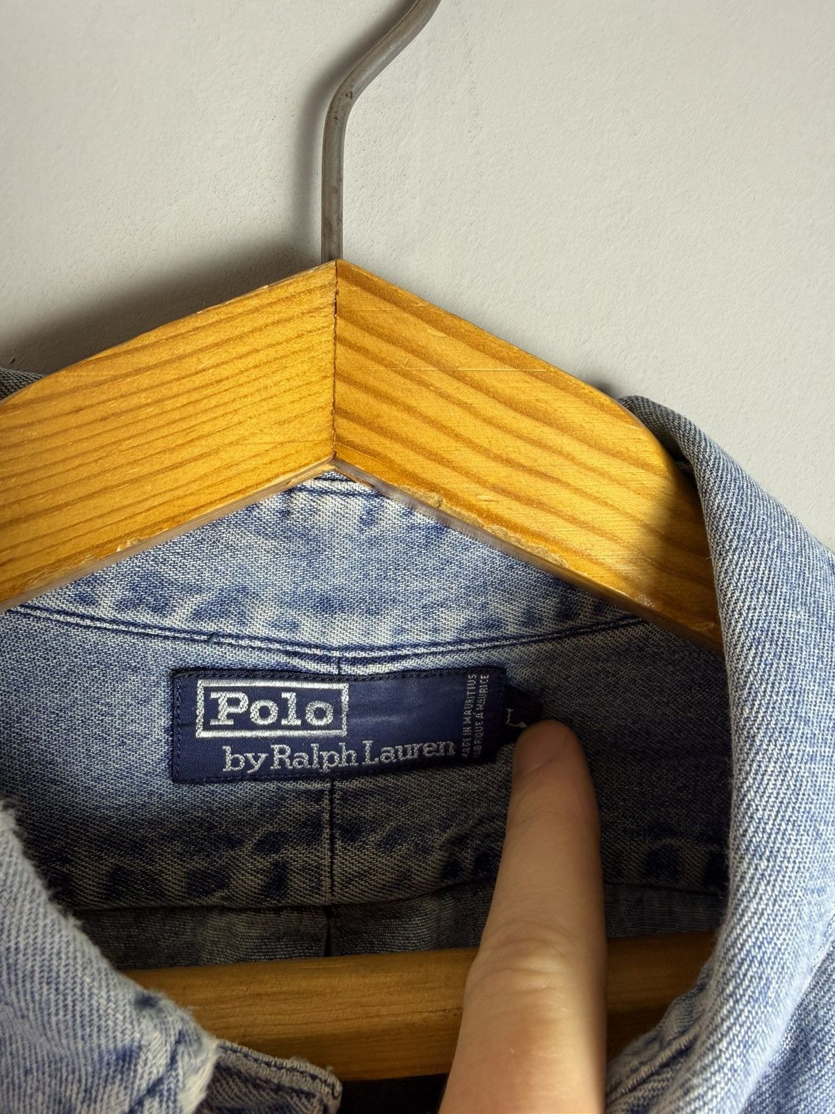 Polo Ralph Lauren Vintage 90s Polo Ralph Lauren denim shirt Size US L / EU 52-54 / 3 - 5 Thumbnail