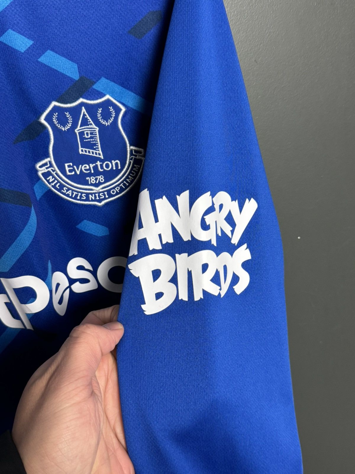 Umbro Everton 19/20 Home Football Long Sleeve Jersey Size US XL / EU 56 / 4 - 4 Thumbnail