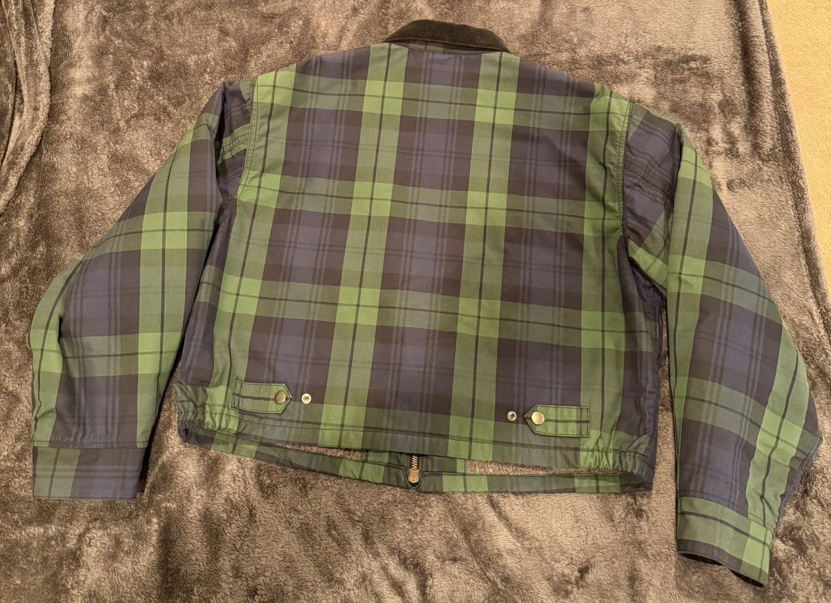 Kapital Cotton Oil Coating Cropped Drizller - BlackWatch Size US M / EU 48-50 / 2 - 2 Thumbnail