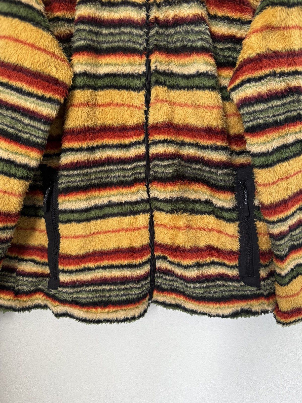 Arc'teryx Canada Brand Logos Multi Colour Stripe Fleece Zipper Size US L / EU 52-54 / 3 - 4 Thumbnail
