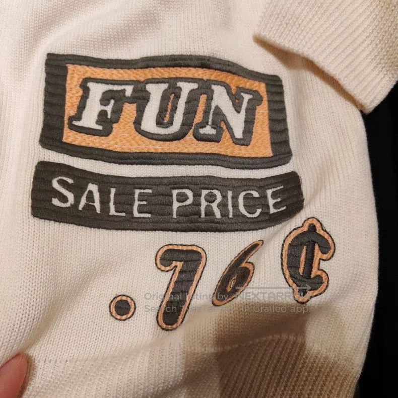 Jil Sander Jil Sander size 48 Embroidered Letter Knit Sweater Size M / US 6-8 / IT 42-44 - 2 Thumbnail