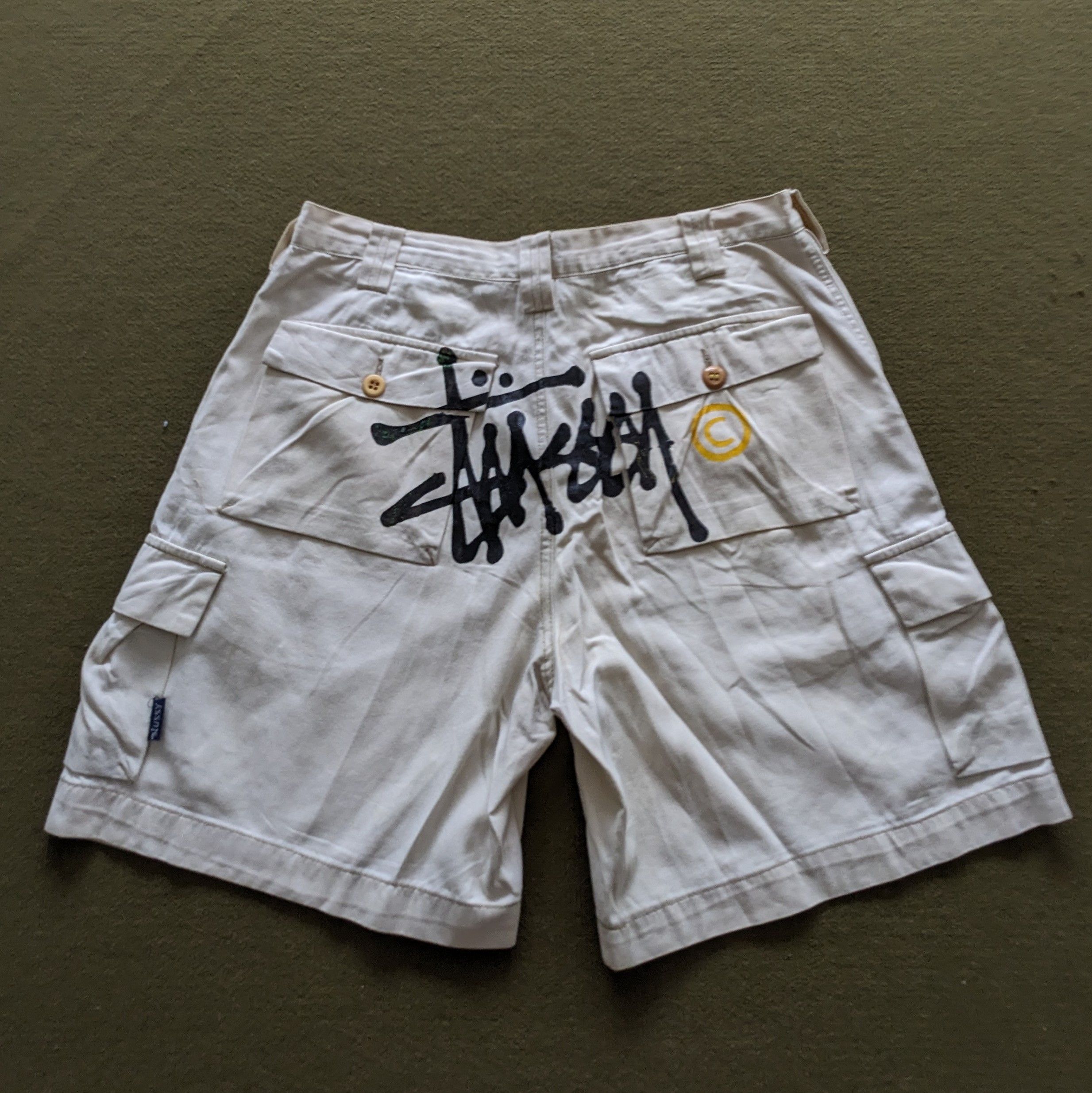 Stussy Vintage STUSSY Outdoor Streetwear Style Custom Short Pants Size US 34 / EU 50 - 1 Thumbnail