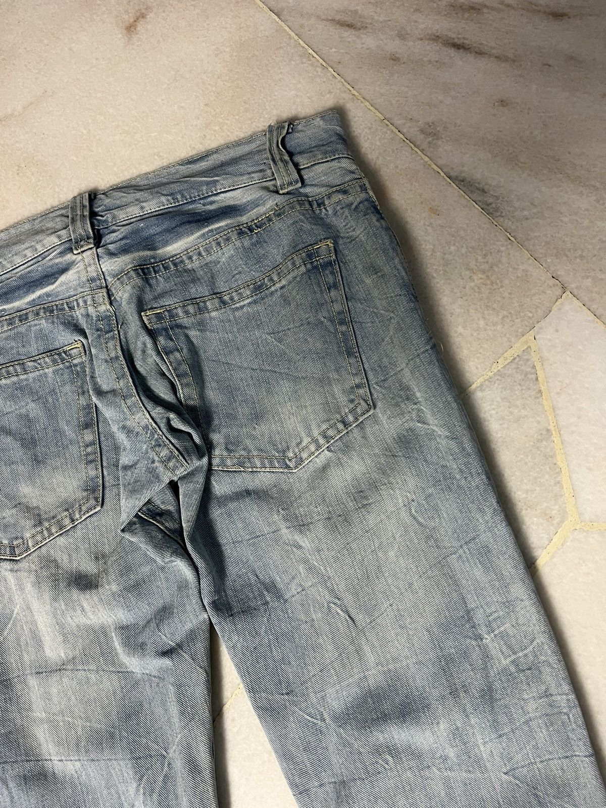 If Six Was Nine AMAZING DISTRESSED JEANS RARE Size US 33 - 8 Thumbnail
