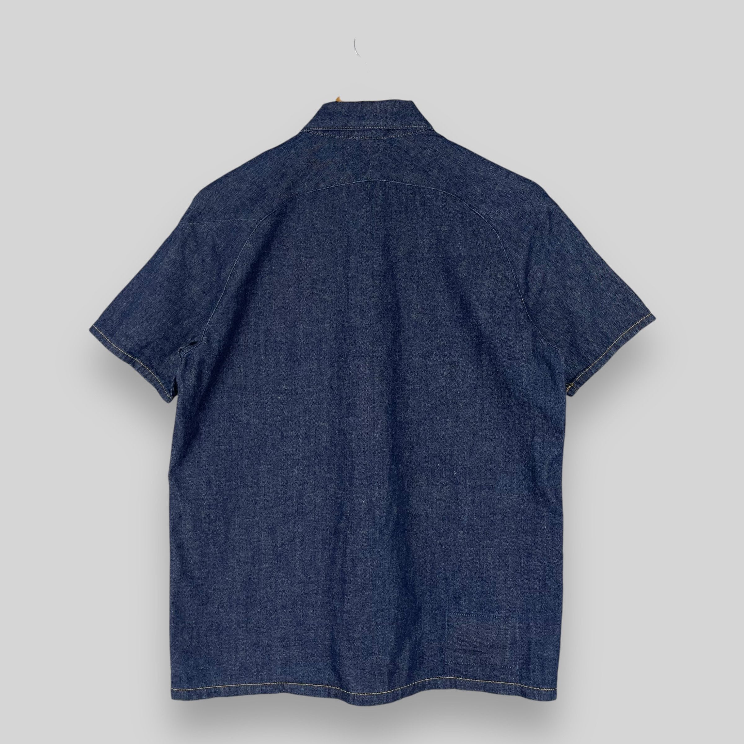 PPFM Vintage PPFM Japanese Denim Button Snap Shirt Size US M / EU 48-50 / 2 - 11 Thumbnail