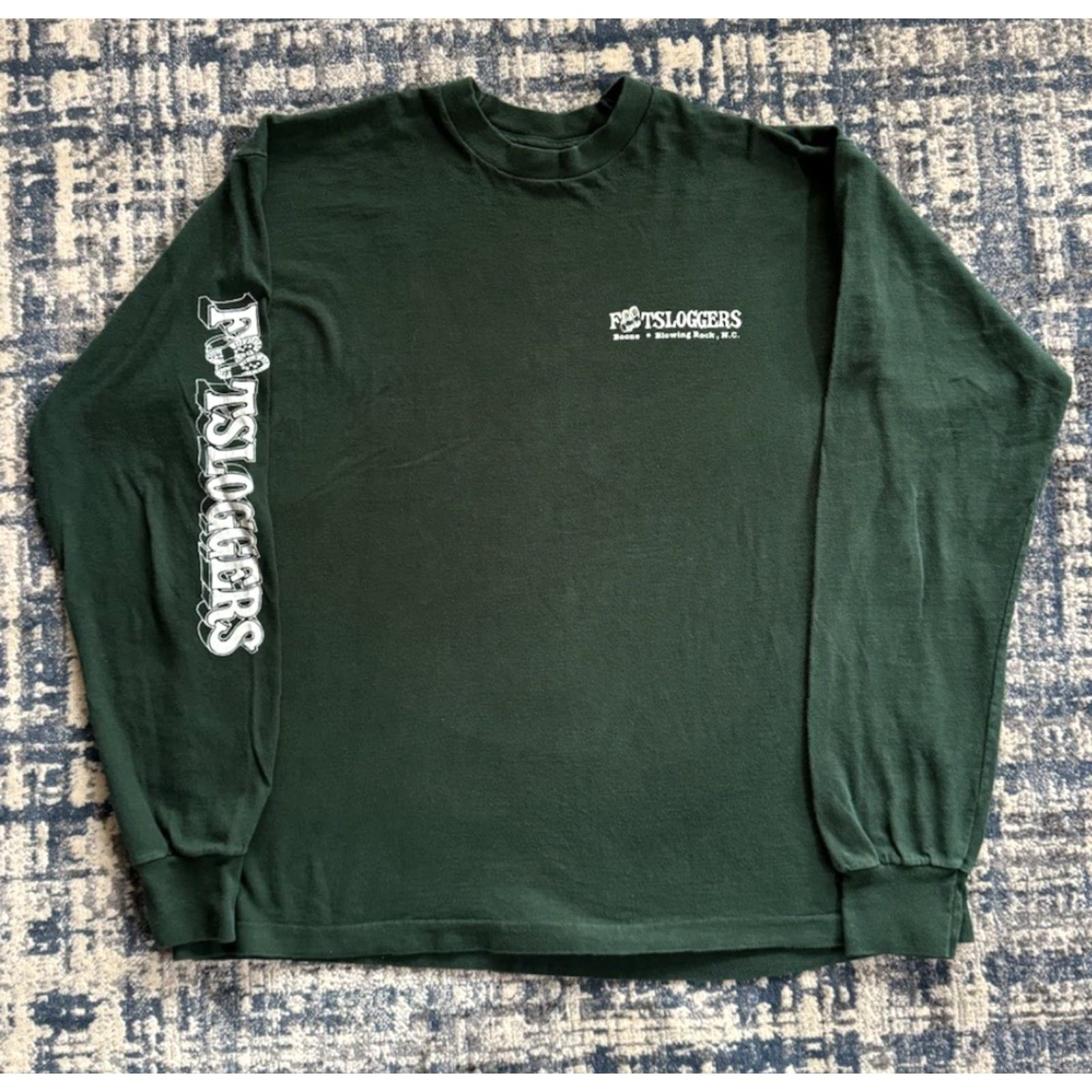 Fruit Of The Loom VINTAGE 90s Footloggers Blowing Rock NC Get High On A Mountain T Shirt Size 2XL Size US XXL / EU 58 / 5 - 4 Thumbnail