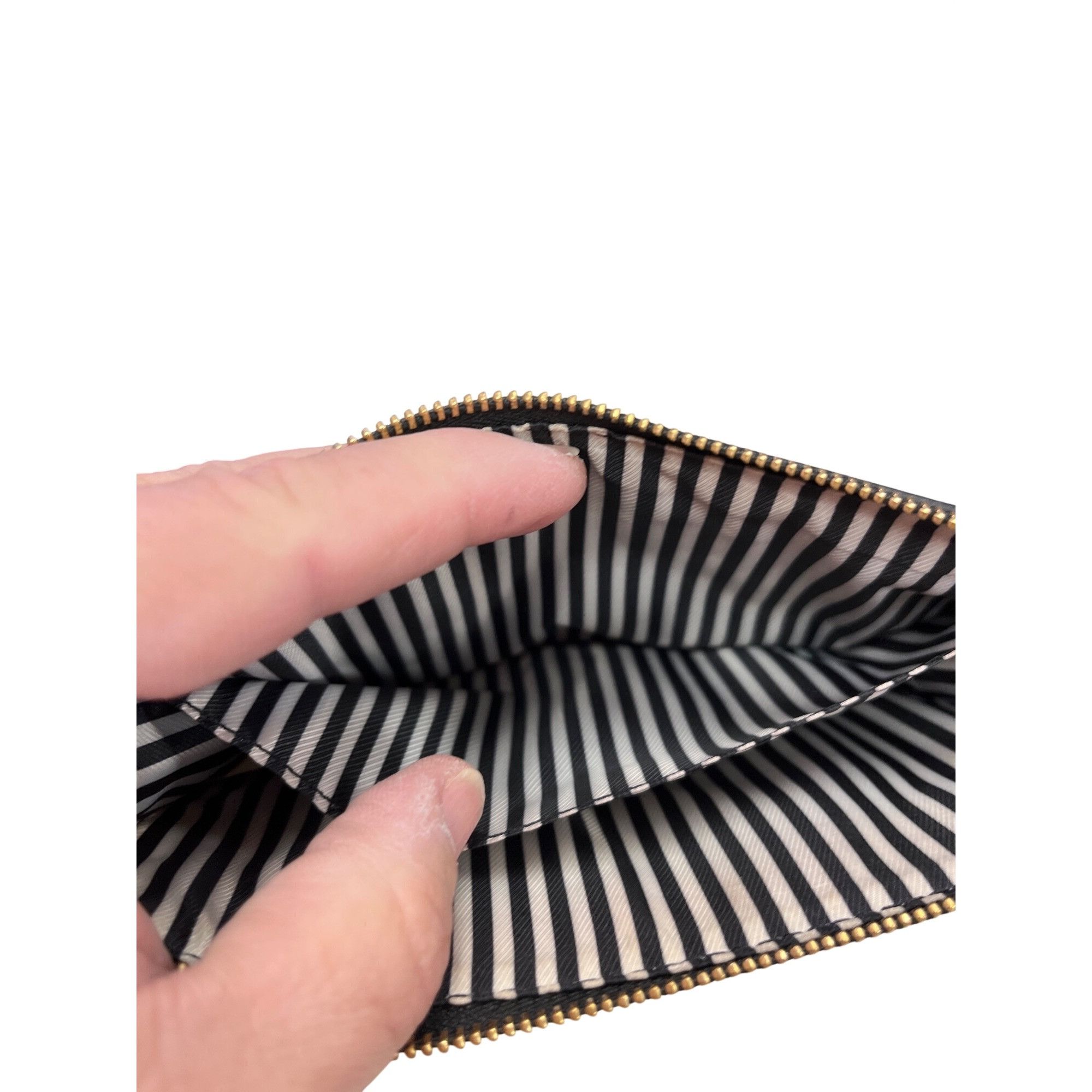 Kate Spade Kate Spade NY black leather bejeweled wristlet clutch bag SK Size ONE SIZE - 9 Thumbnail