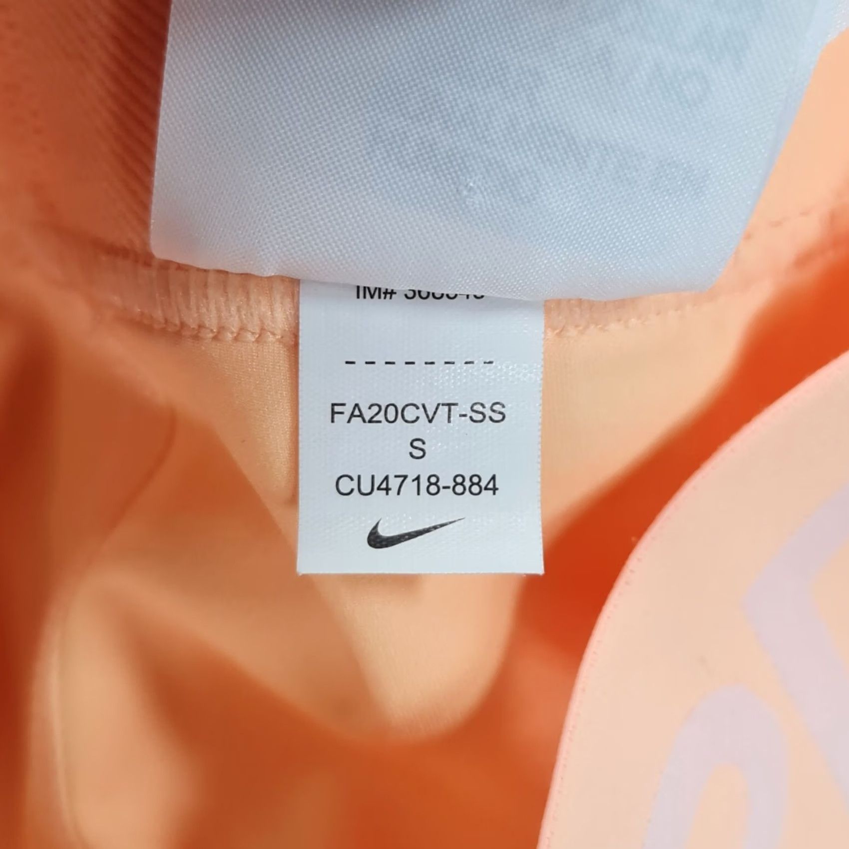 Nike VINTAGE Nike Pro Womens Leggings Orange Small High Rise Tight Fit 7/8 Length CU4718-884 Size 28" / US 6 / IT 42 - 8 Thumbnail