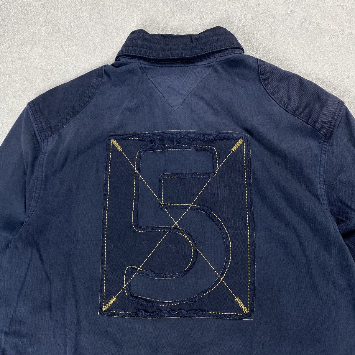 Tommy Hilfiger Vintage 90s Hilfiger Denim THD Rugby Shirt Size US L / EU 52-54 / 3 - 12 Thumbnail