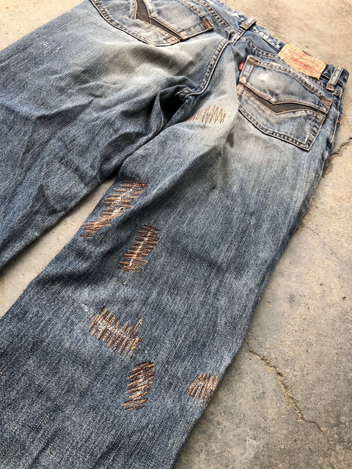 Levi's ZIGZAG REMAKE LEVIS 505 DENIM Size US 30 / EU 46 - 8 Thumbnail