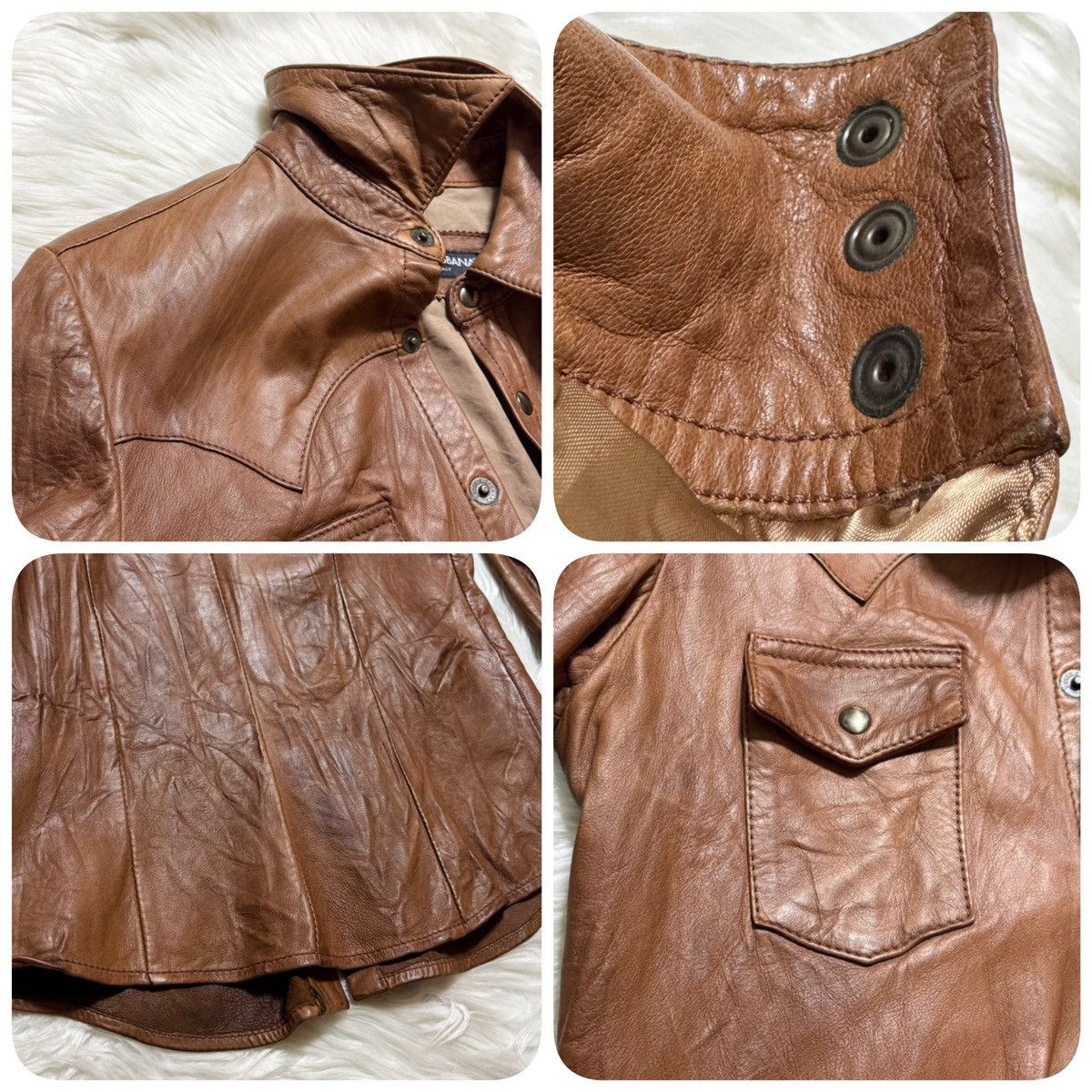 Dolce & Gabbana Dolce & Gabbana Western Leather Shirt Jacket 44 Size US S / EU 44-46 / 1 - 16 Thumbnail