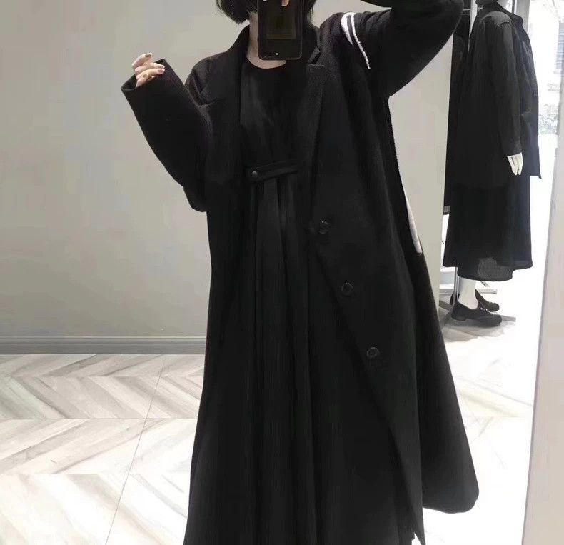 Yohji Yamamoto Yohji Yamamoto Yohji Yamamoto Wool Blend Long Coat-2507 Size US M / EU 48-50 / 2 - 1 Thumbnail