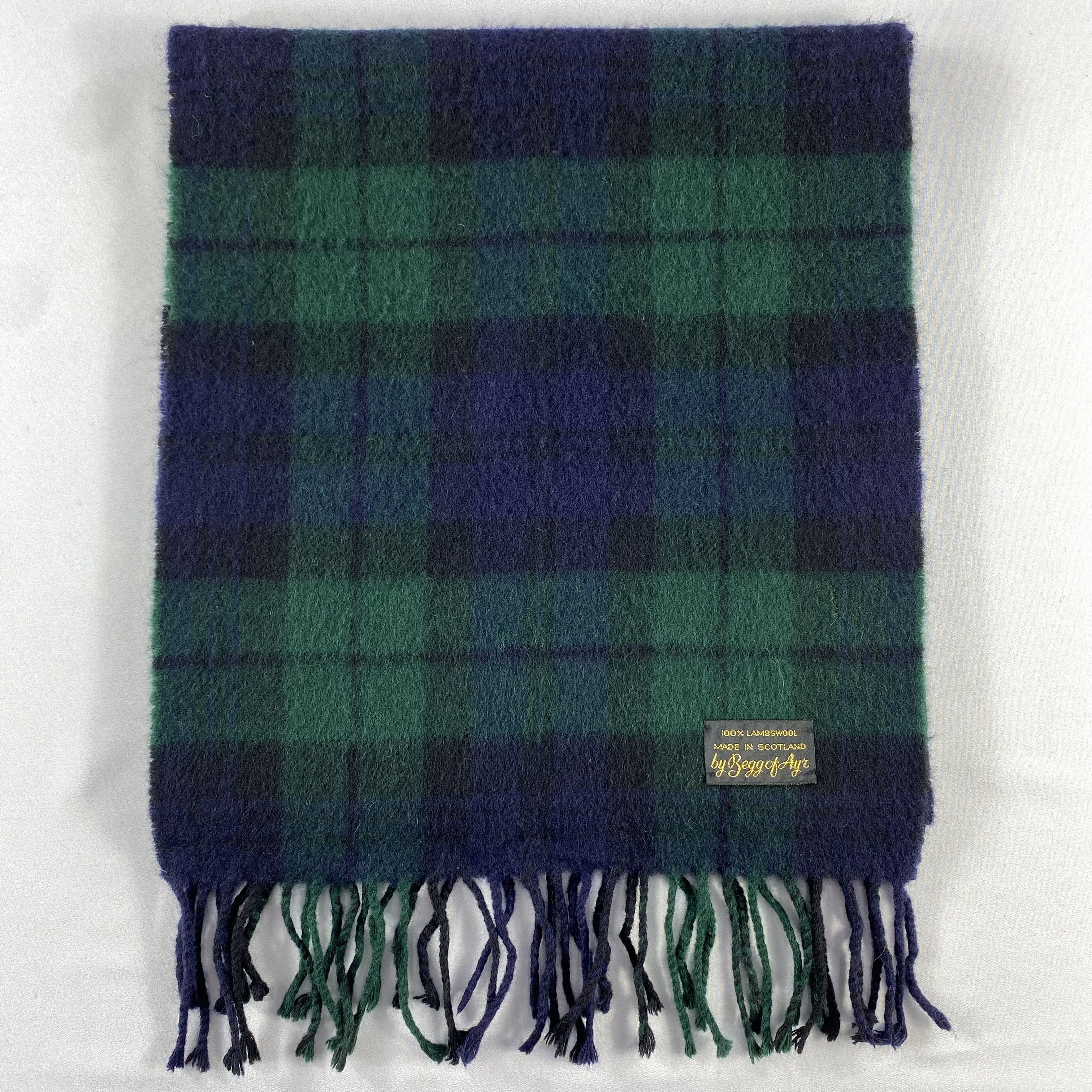 Begg x Co Vintage Begg Scarf Neck Wrap Wool Muffler Size ONE SIZE - 2 Thumbnail