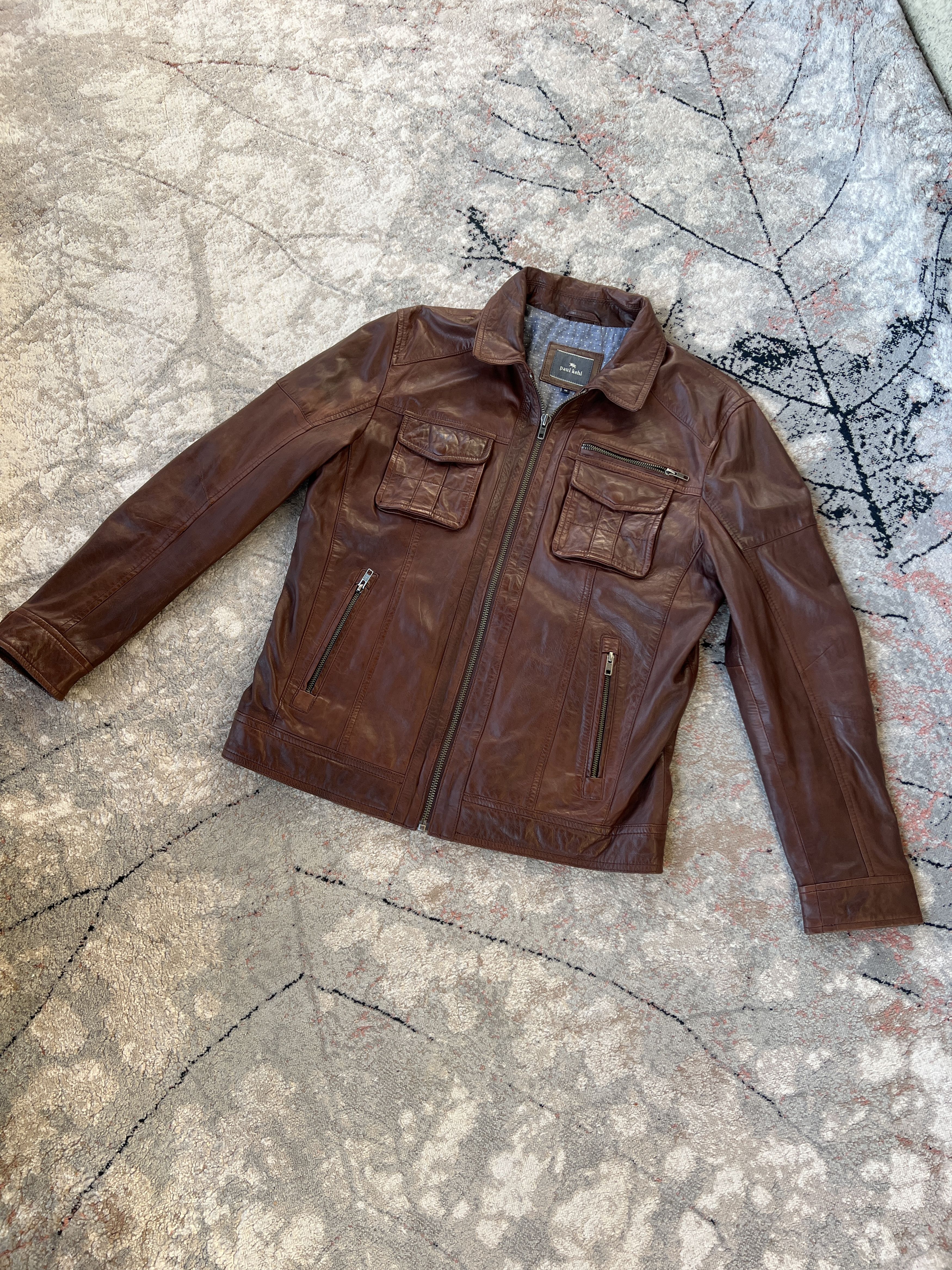 Other Paul Kehl Leather Jacket Size US M / EU 48-50 / 2 - 1 Thumbnail