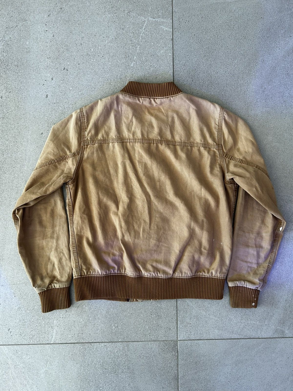 Carhartt Detroit Style Jacket (Women’s M) Faded Distressed Workwear Size M / US 6-8 / IT 42-44 - 3 Thumbnail