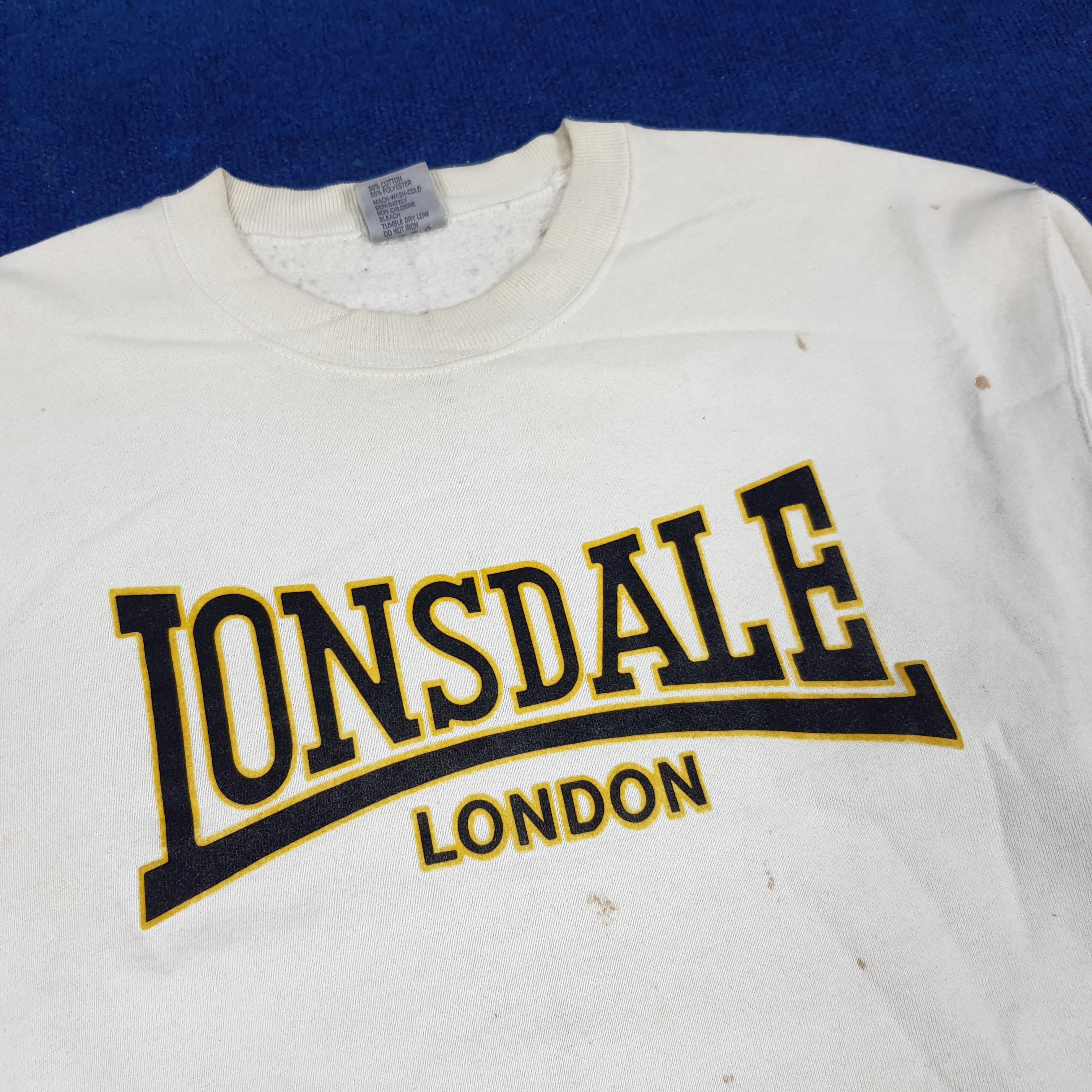 Lonsdale × Vintage Vintage Lonsdale London Boxing MMA Martial Sports Sweatshirt Size US L / EU 52-54 / 3 - 2 Thumbnail