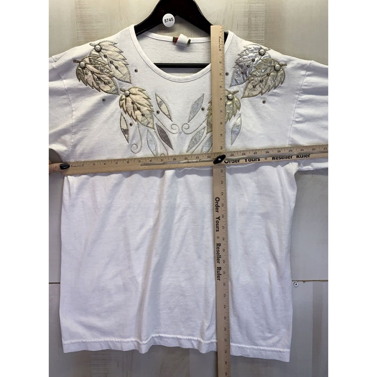 Vintage VINTAGE Cactus California T-Shirt Womens Distressed Leaf Embellished Large USA Made-8745 Size L / US 10 / IT 46 - 2 Thumbnail