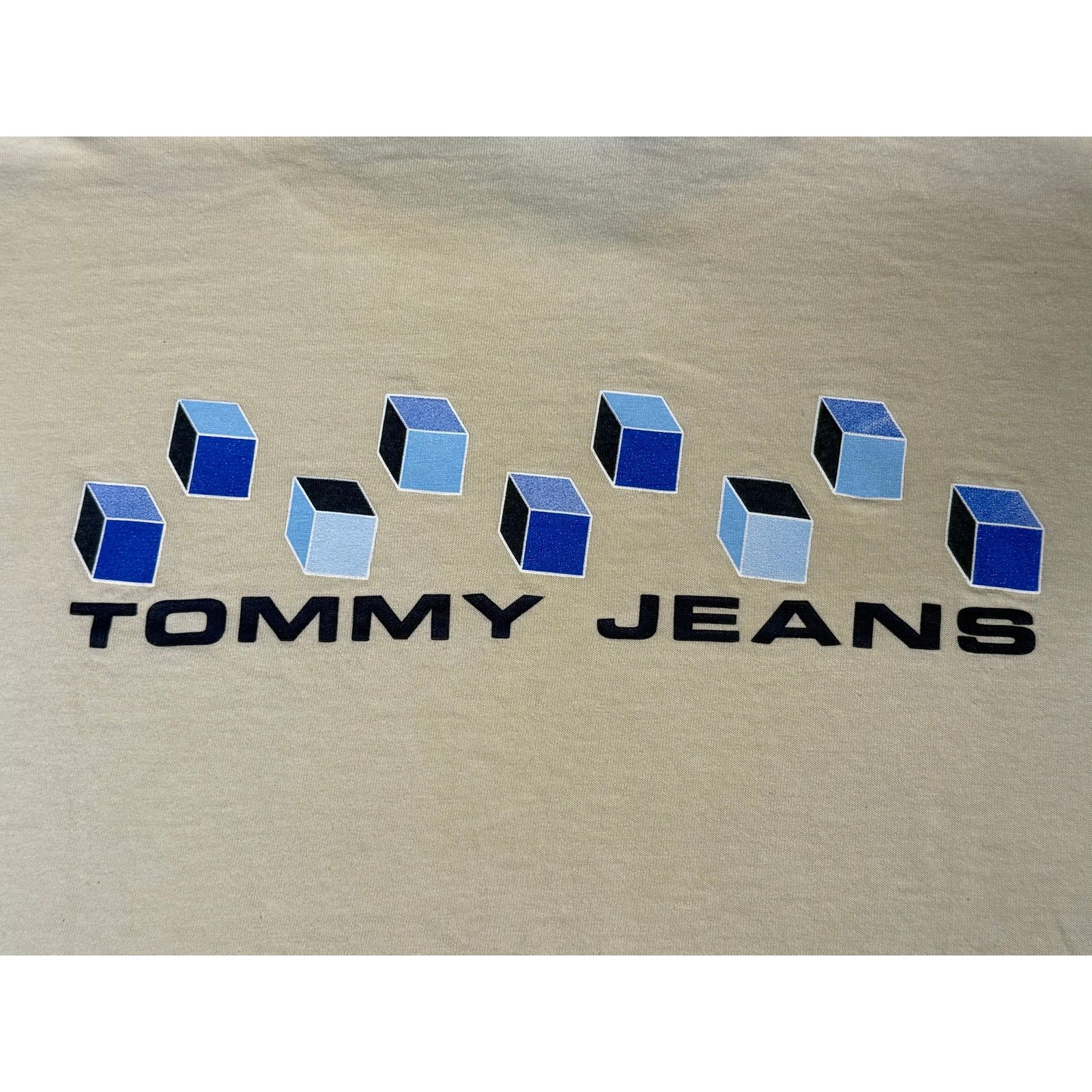 Tommy Hilfiger × Vintage Vintage 90s Tommy Hilfiger Jeans Double Sided T-shirt Medium Size US M / EU 48-50 / 2 - 5 Thumbnail