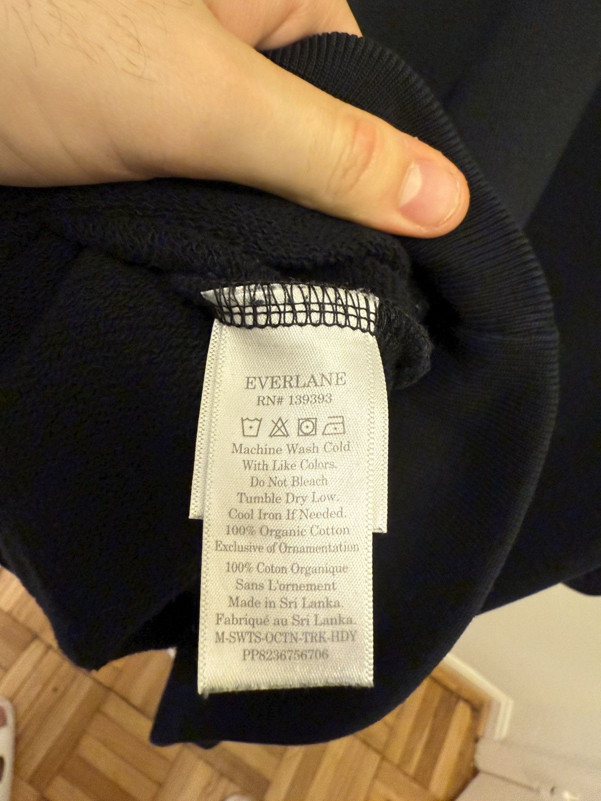 Everlane DISCONTINUED The Track Black Hoodie Everlane Size US L / EU 52-54 / 3 - 5 Thumbnail