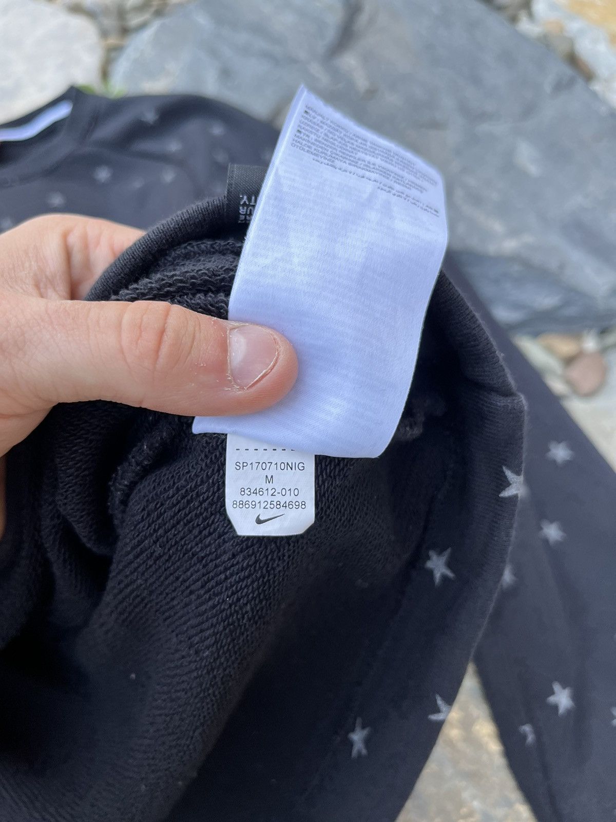 Nike × Vintage rare Nike AF1 Air Force 1 sweatshirt star all over print Size US M / EU 48-50 / 2 - 19 Thumbnail