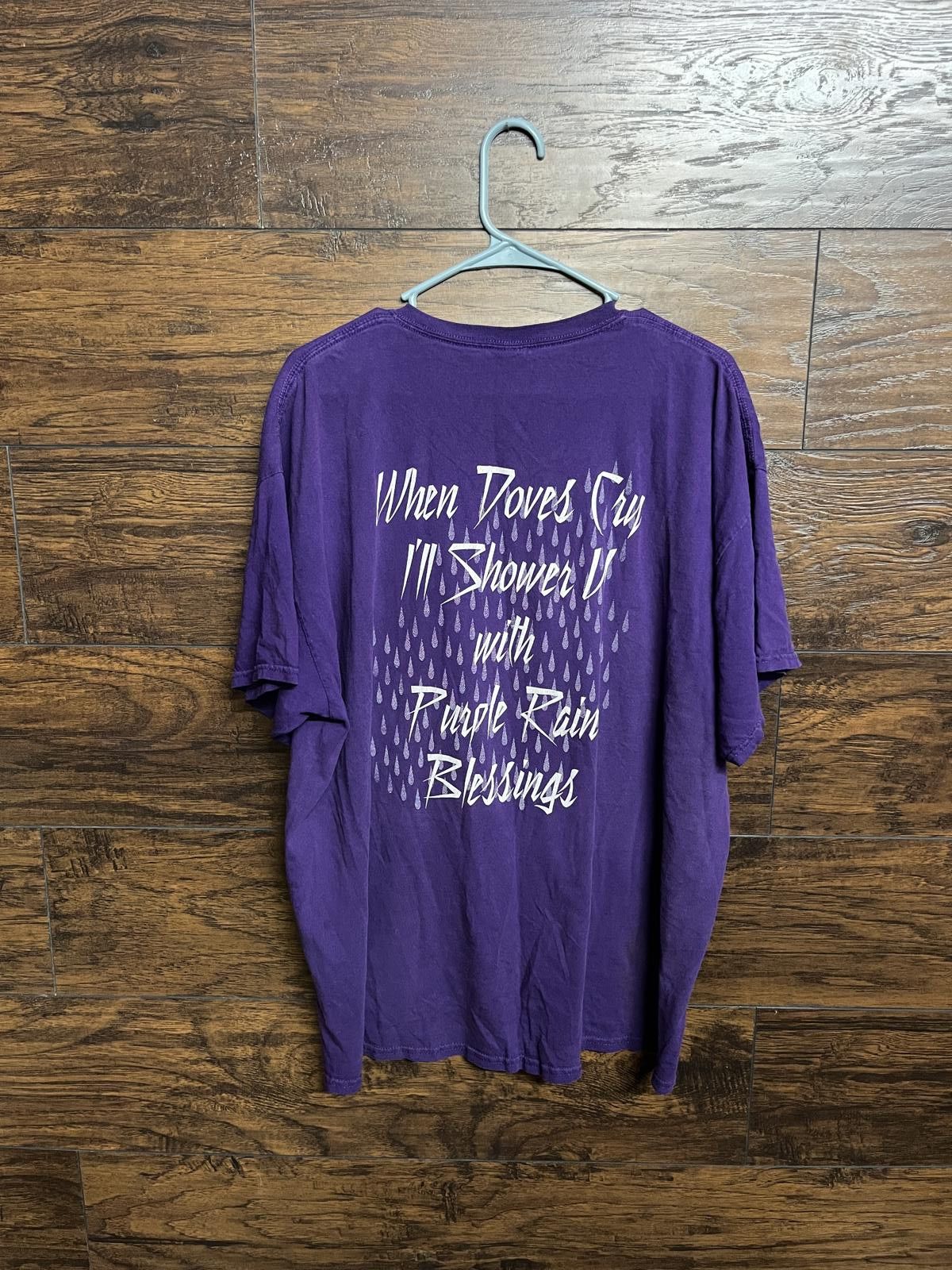 Designer Prince Memorial Tee - June 7 1958 - April 21 2016 -Shirt 2XL Size US XXL / EU 58 / 5 - 2 Thumbnail