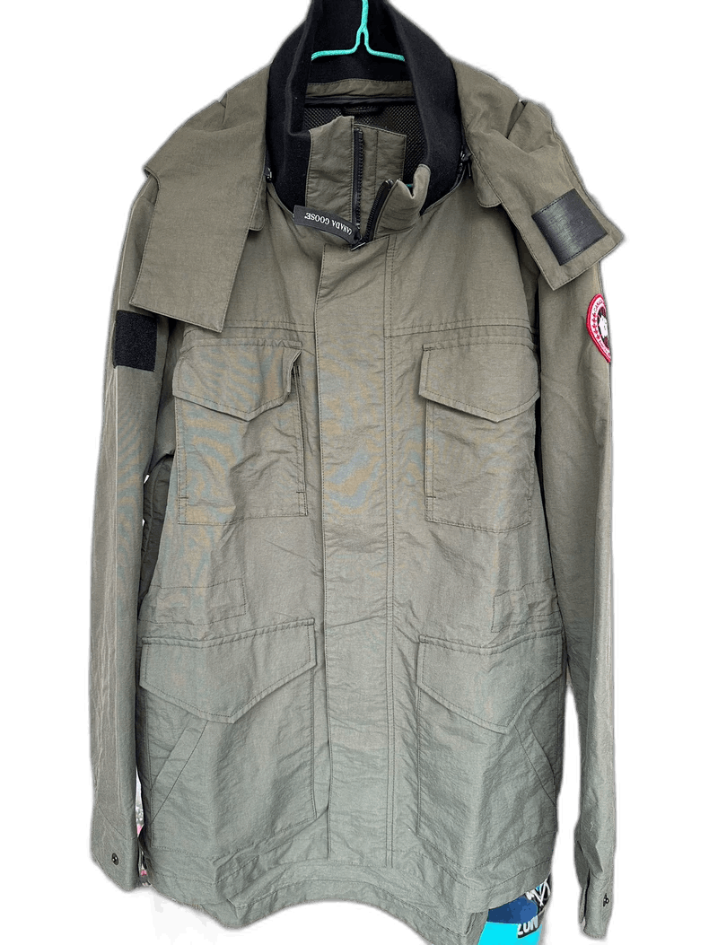 Canada Goose Canada Goose Green Hooded Long Coat Size US L / EU 52-54 / 3 - 1 Thumbnail