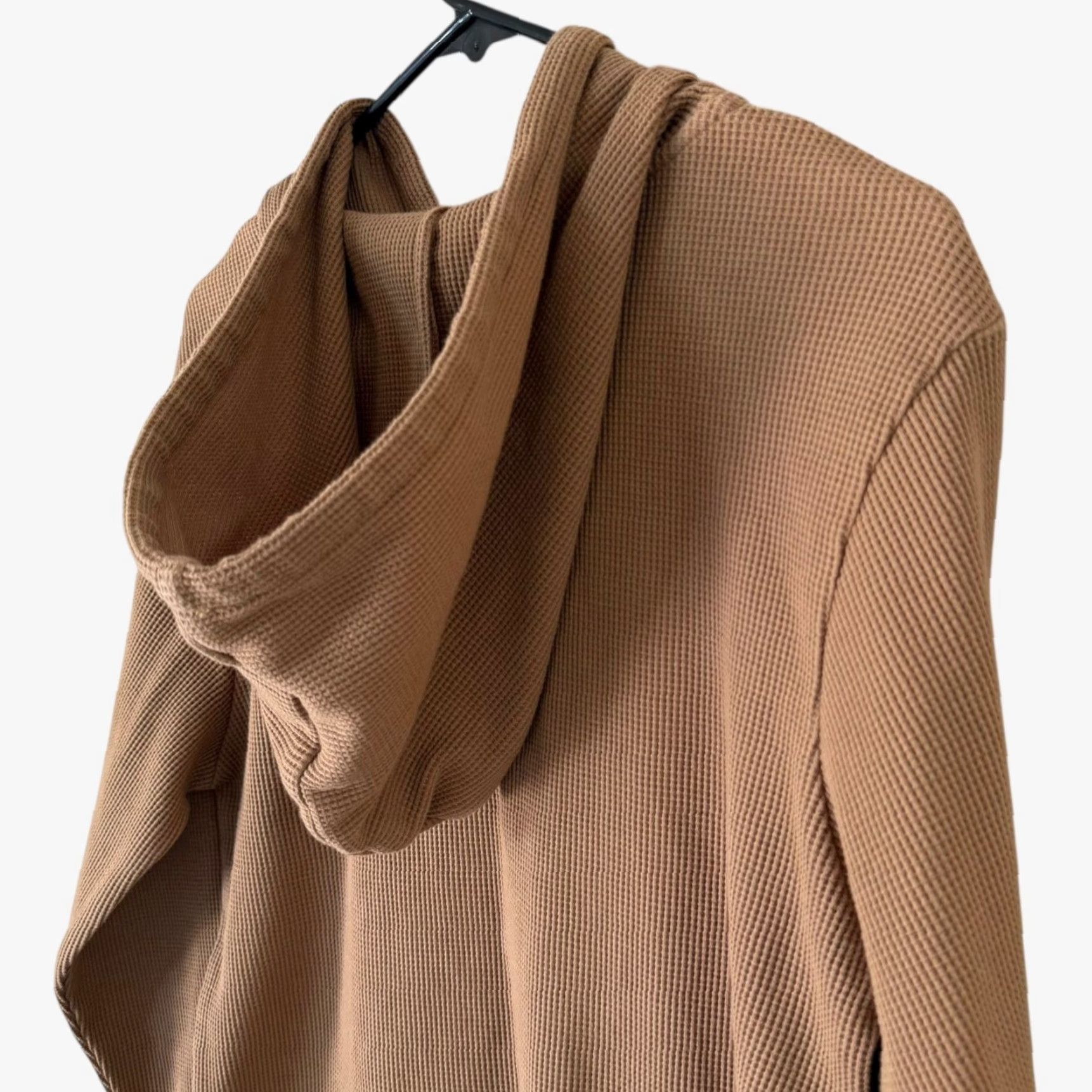 Vintage Fairplay Hooded Henley Hoodie Sweatshirt Pullover Tan M Men's Size Medium Size US M / EU 48-50 / 2 - 6 Thumbnail