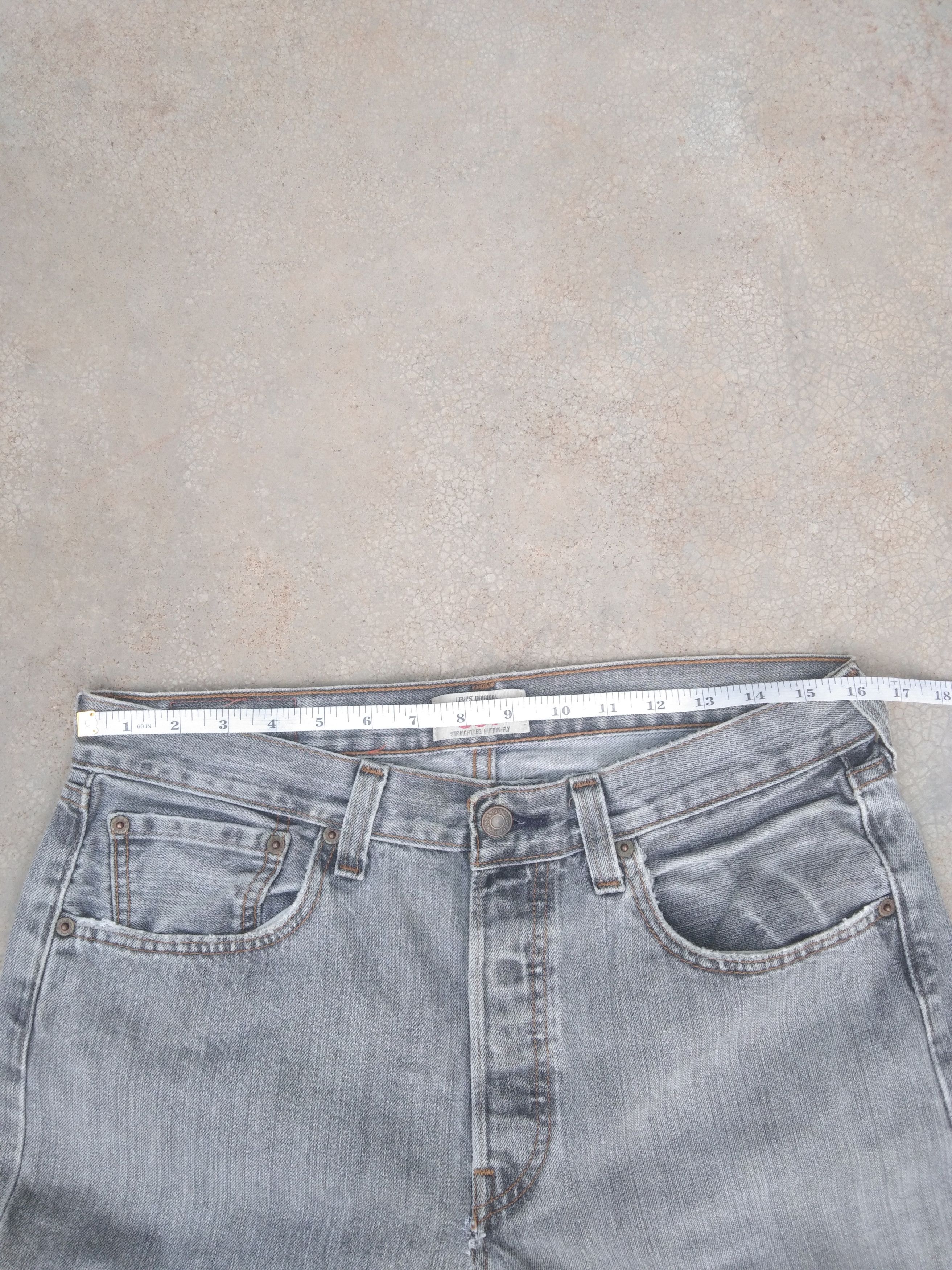 Levi's Vintage Levi's 501 Grey Straight Leg Jeans 32x32 Size US 32 / EU 48 - 10 Thumbnail