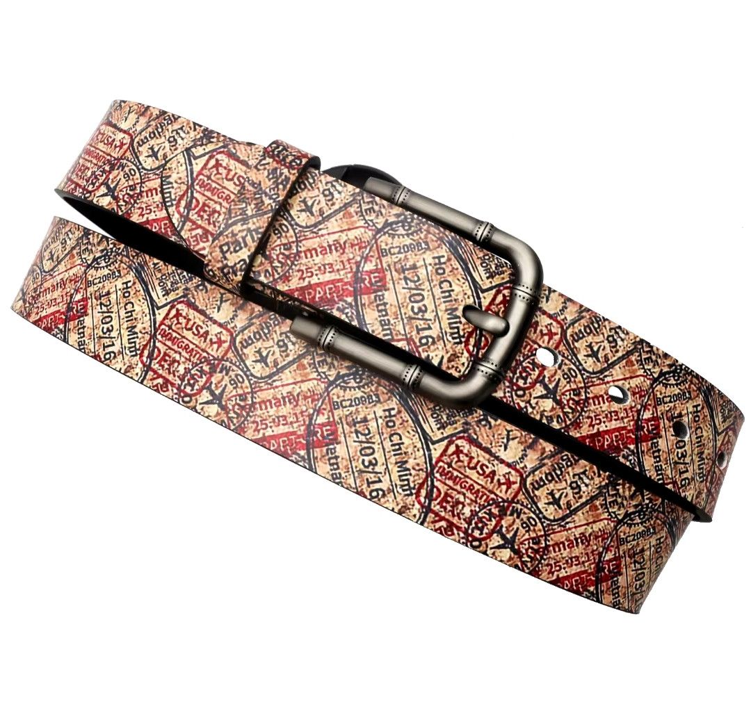 Japanese Brand × Vintage Travellers Passport Printed Belt Size ONE SIZE - 3 Thumbnail